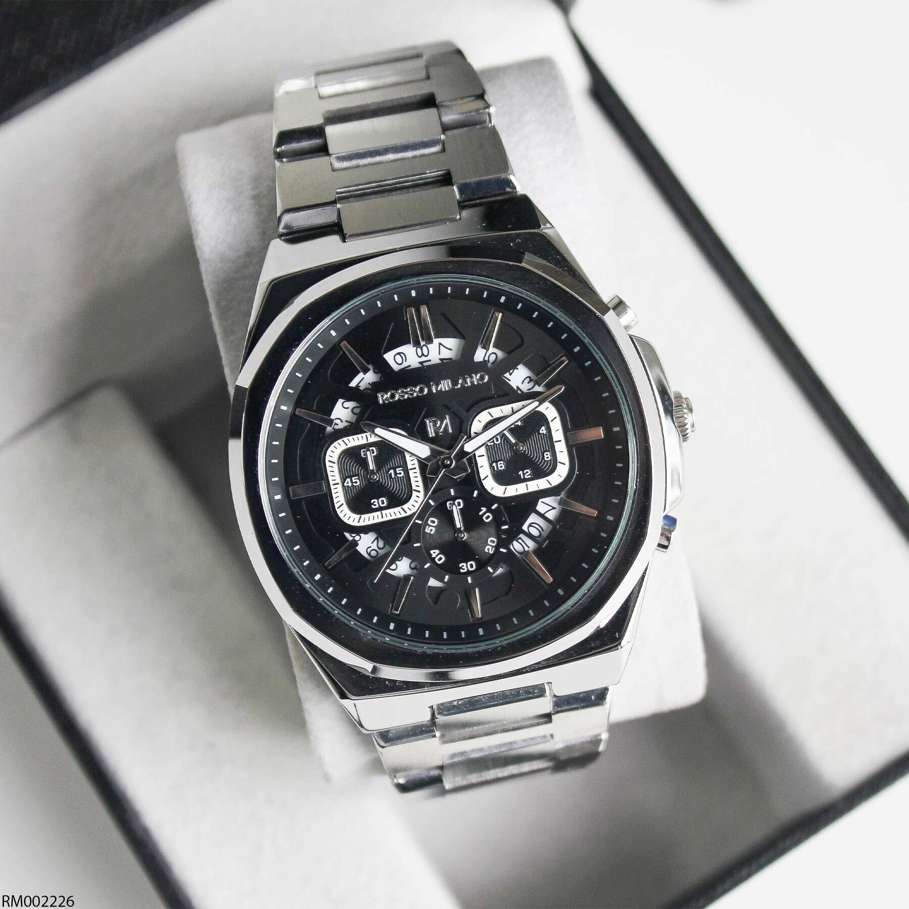 Rosso Milano RM002226 Çelik Kordonlu Erkek Kol Saati