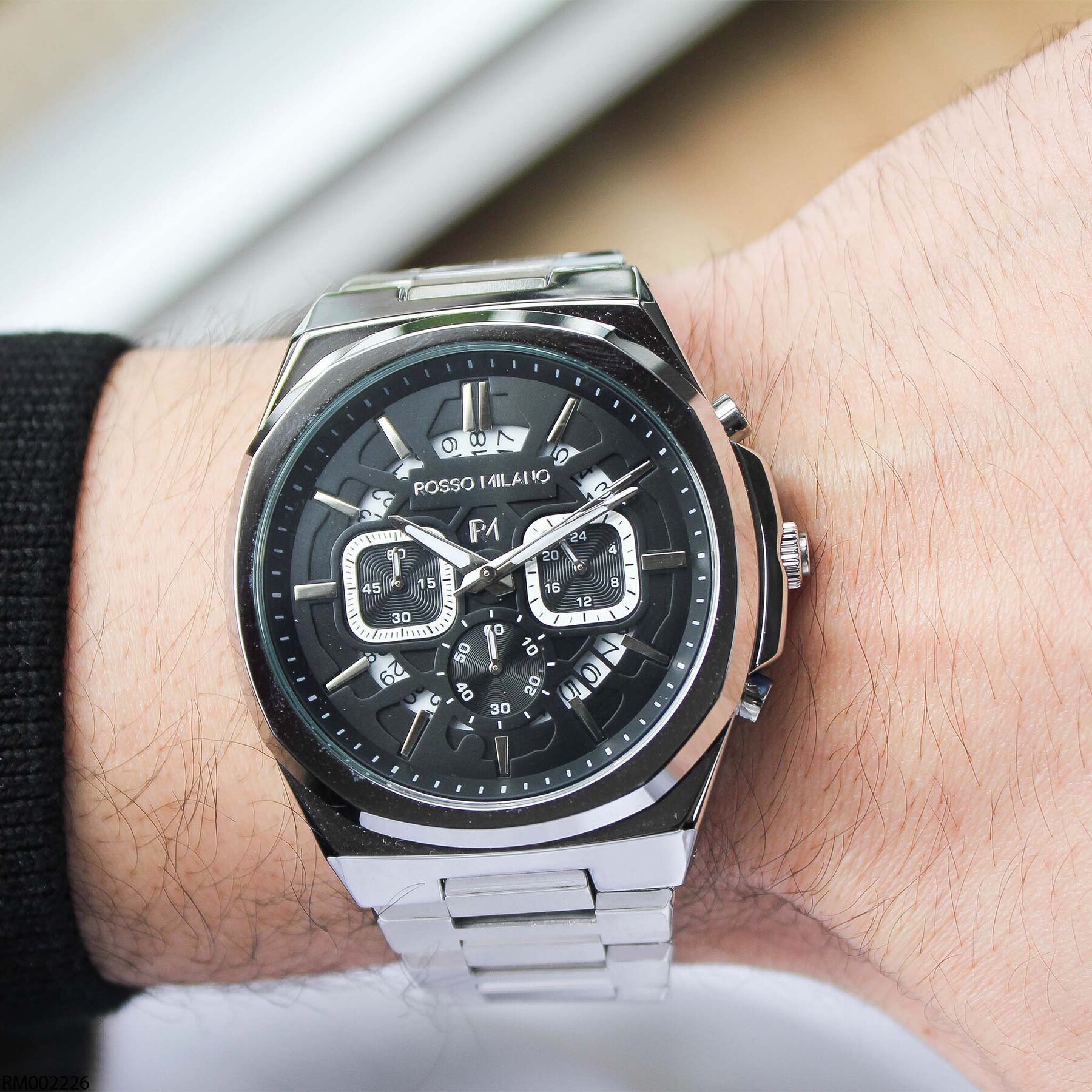 Rosso Milano RM002226 Çelik Kordonlu Erkek Kol Saati