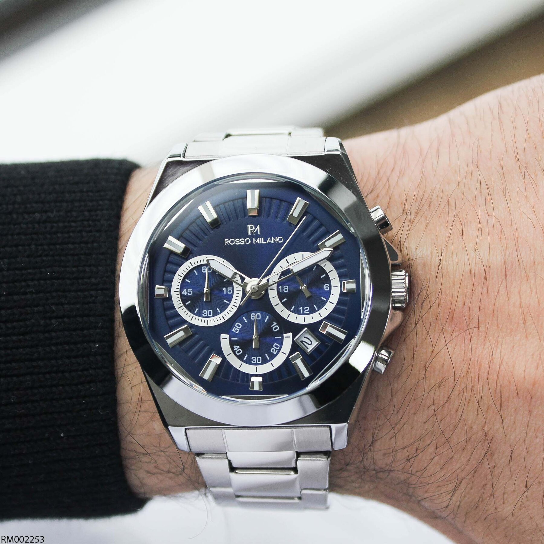 Rosso Milano RM002253 Çelik Kordonlu Erkek Kol Saati