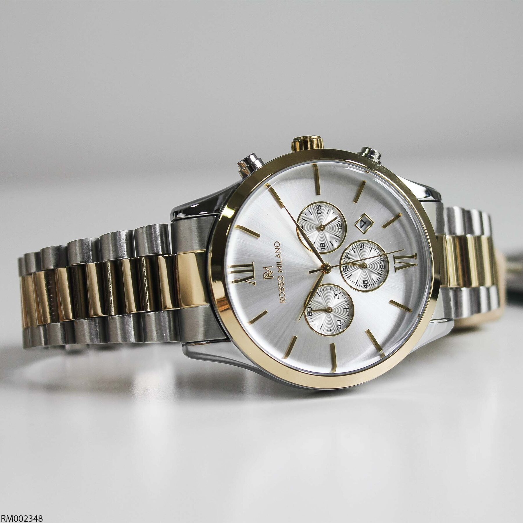 Rosso Milano RM002348 Çelik Kordonlu Erkek Kol Saati