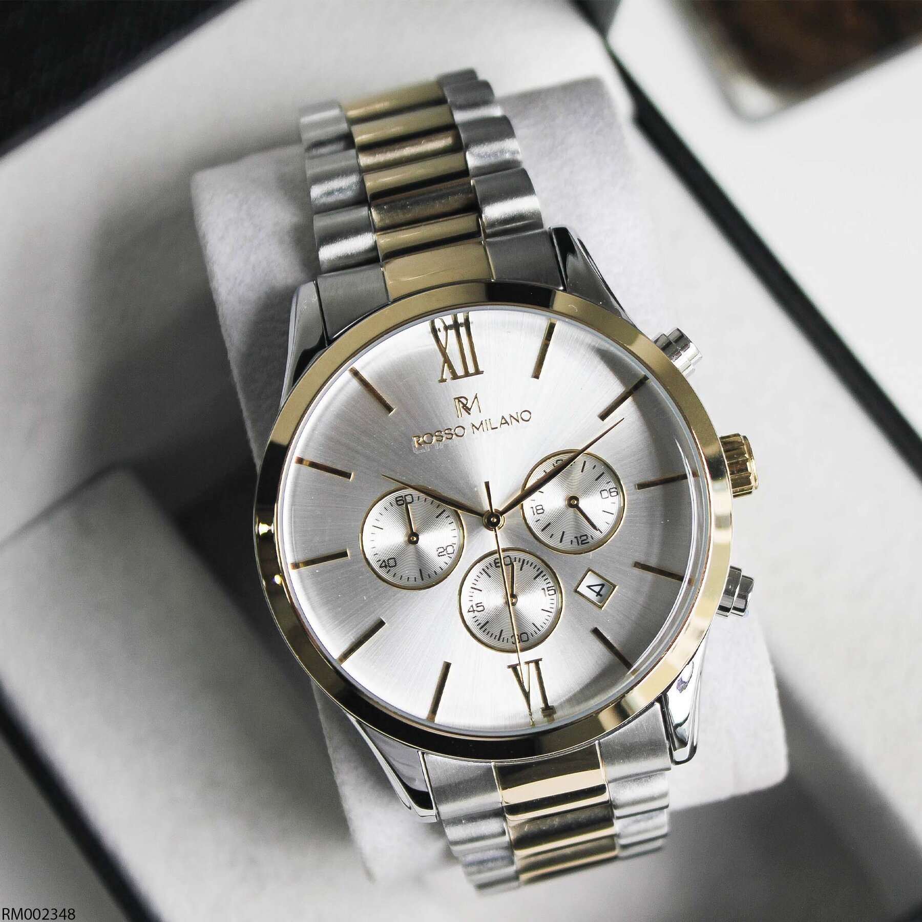 Rosso Milano RM002348 Çelik Kordonlu Erkek Kol Saati