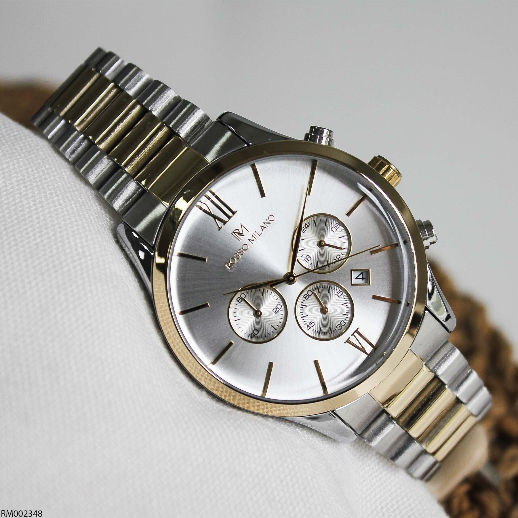 Rosso Milano RM002348 Çelik Kordonlu Erkek Kol Saati