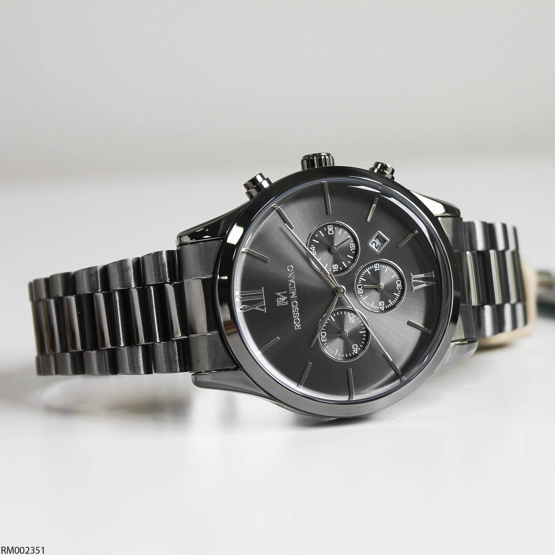 Rosso Milano RM002351 Çelik Kordonlu Erkek Kol Saati