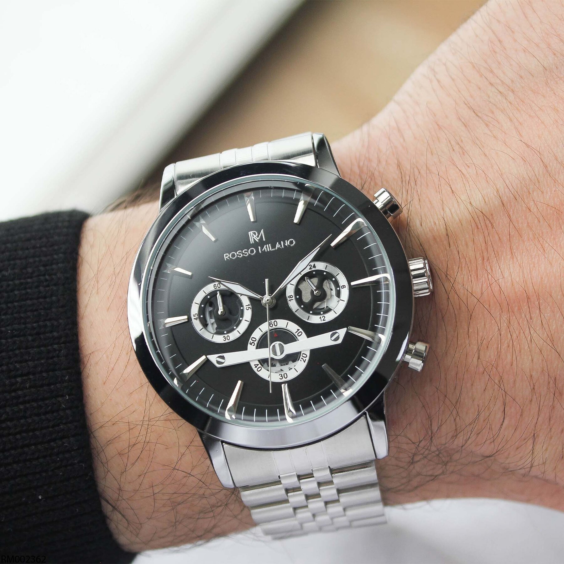 Rosso Milano RM002362 Çelik Kordonlu Erkek Kol Saati
