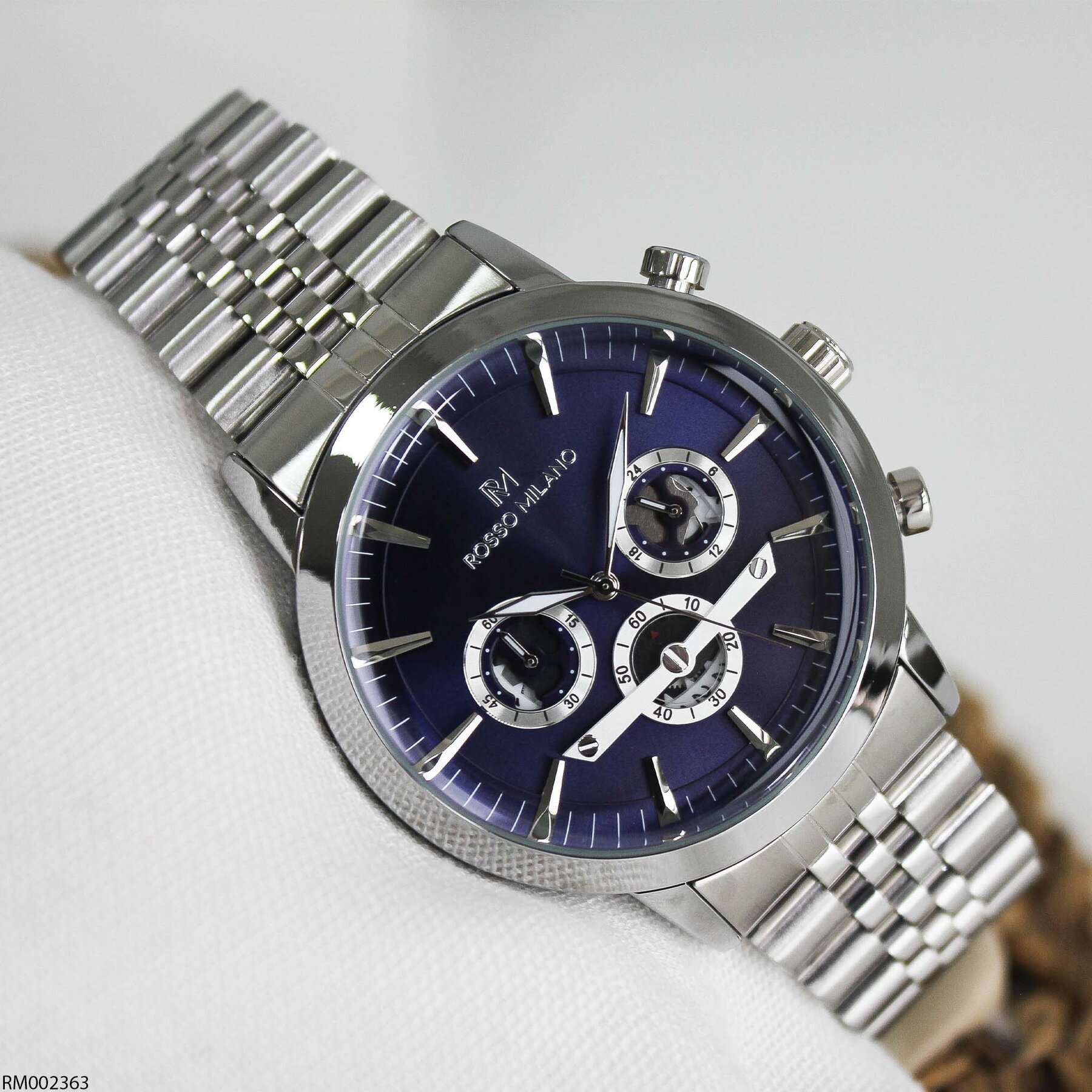 Rosso Milano RM002363 Çelik Kordonlu Erkek Kol Saati