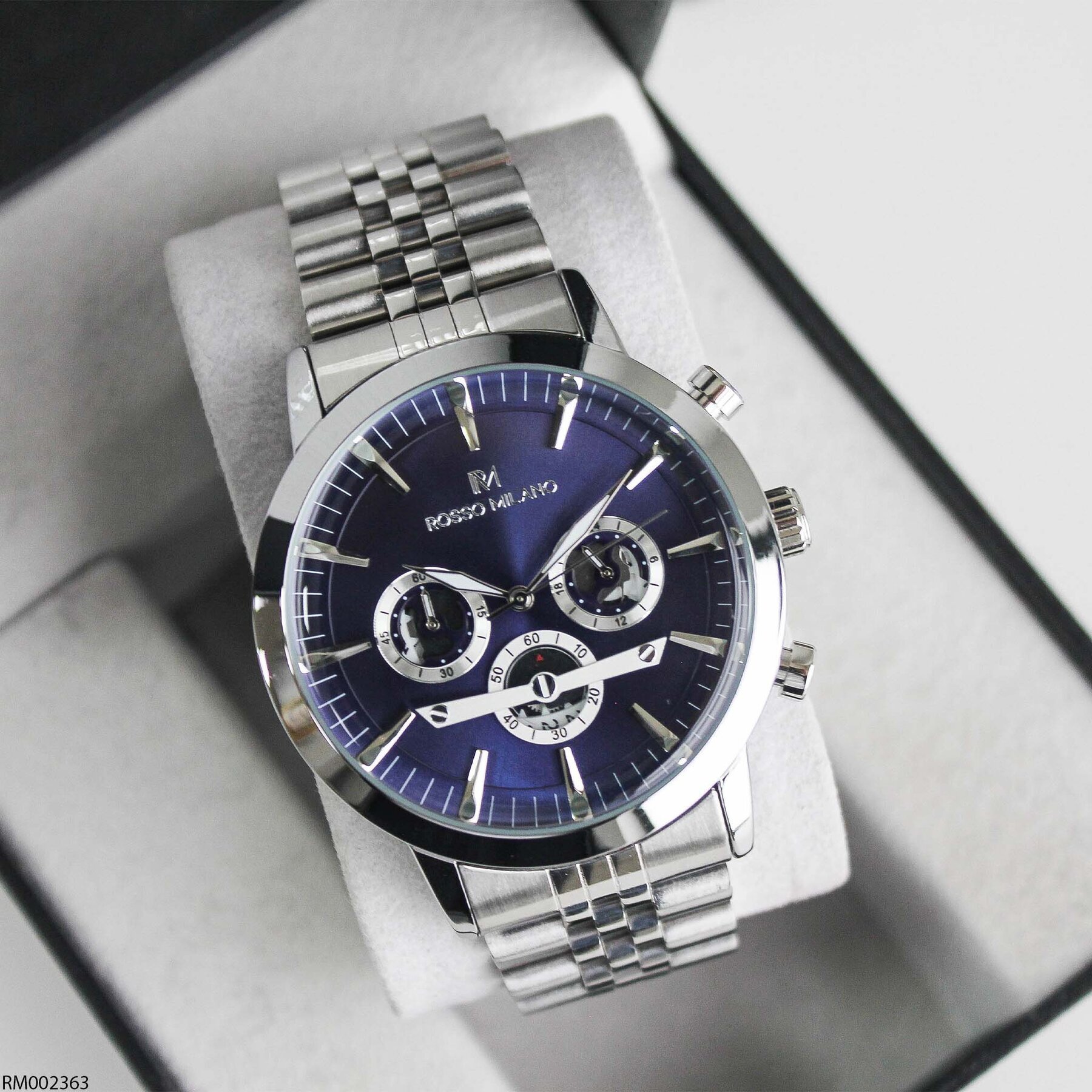 Rosso Milano RM002363 Çelik Kordonlu Erkek Kol Saati
