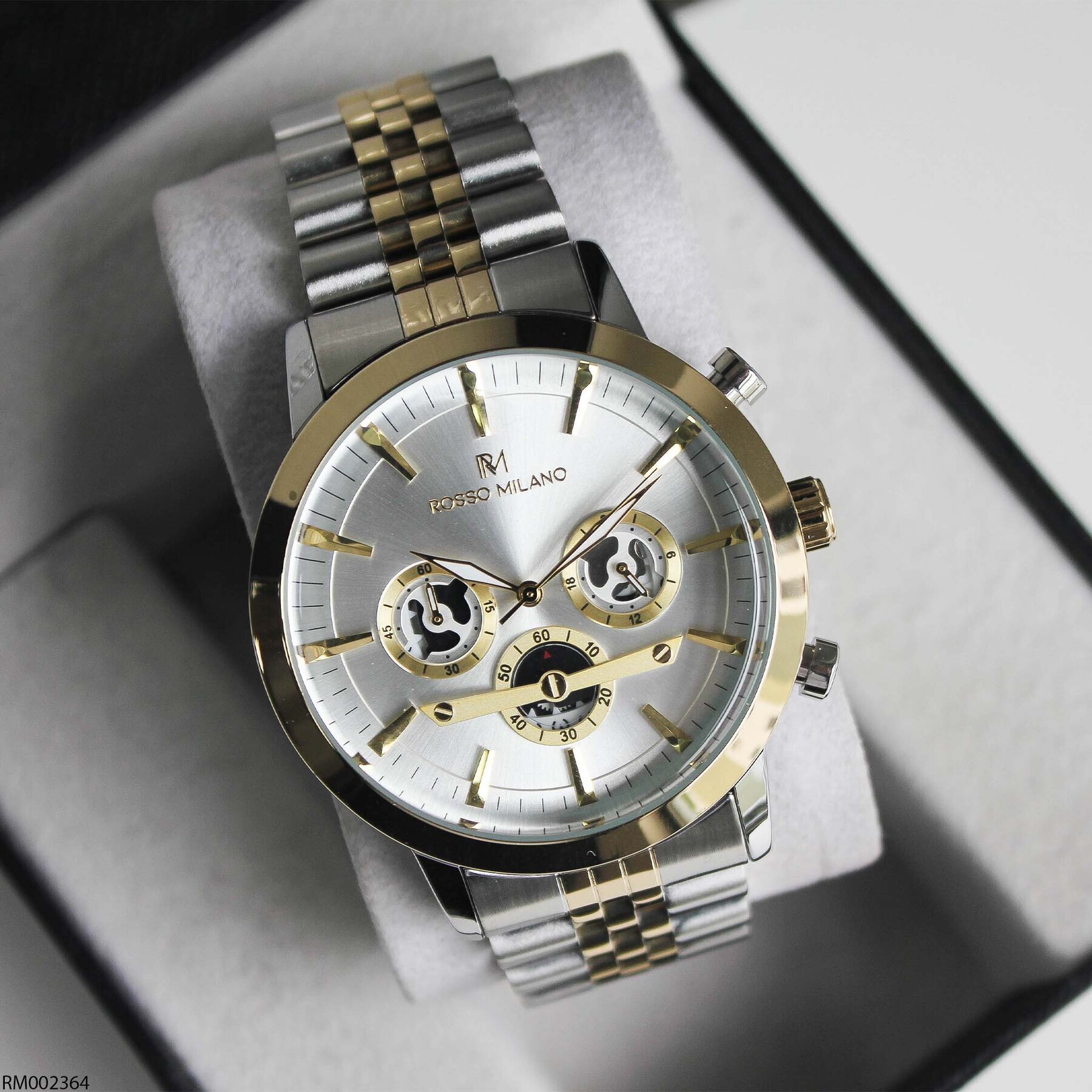 Rosso Milano RM002364 Çelik Kordonlu Erkek Kol Saati