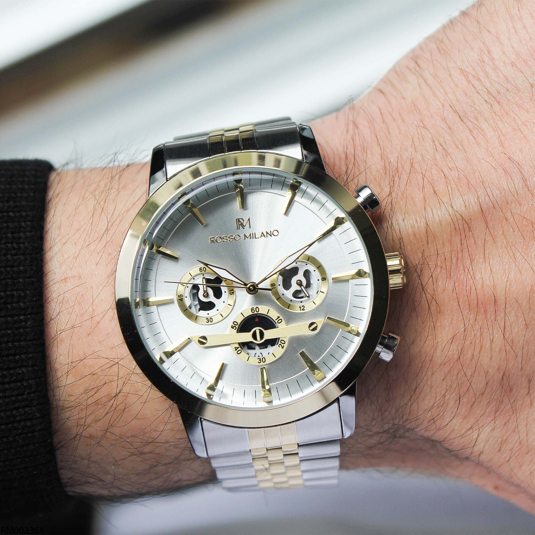 Rosso Milano RM002364 Çelik Kordonlu Erkek Kol Saati