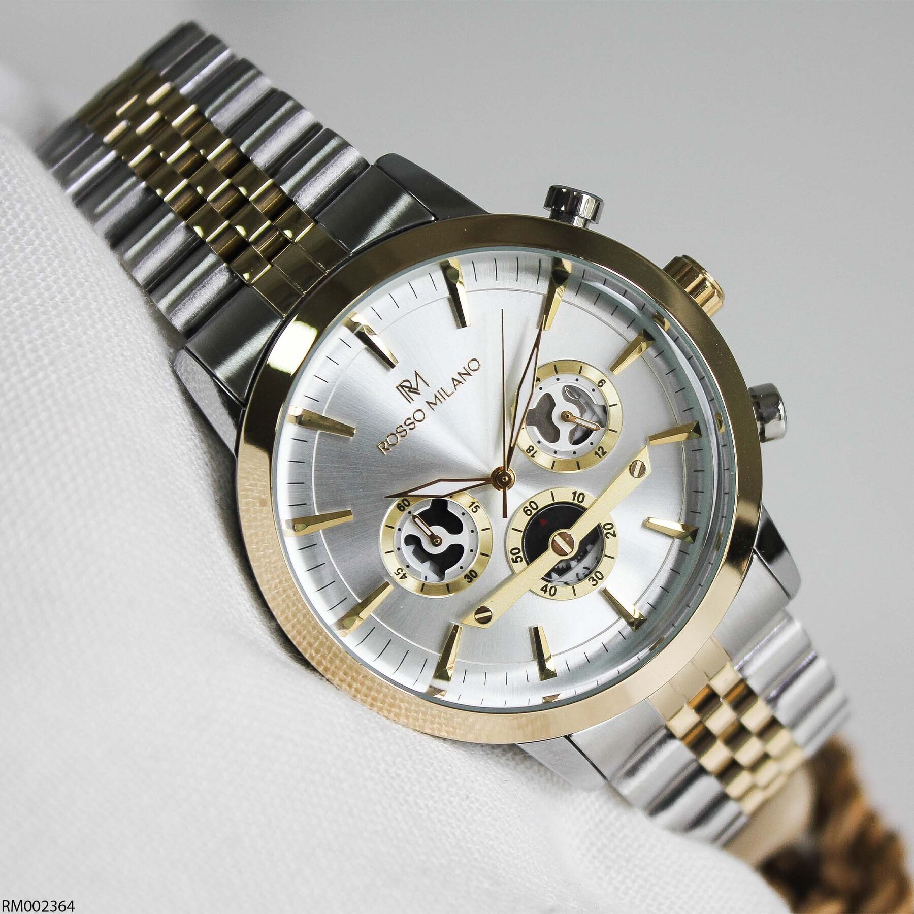 Rosso Milano RM002364 Çelik Kordonlu Erkek Kol Saati