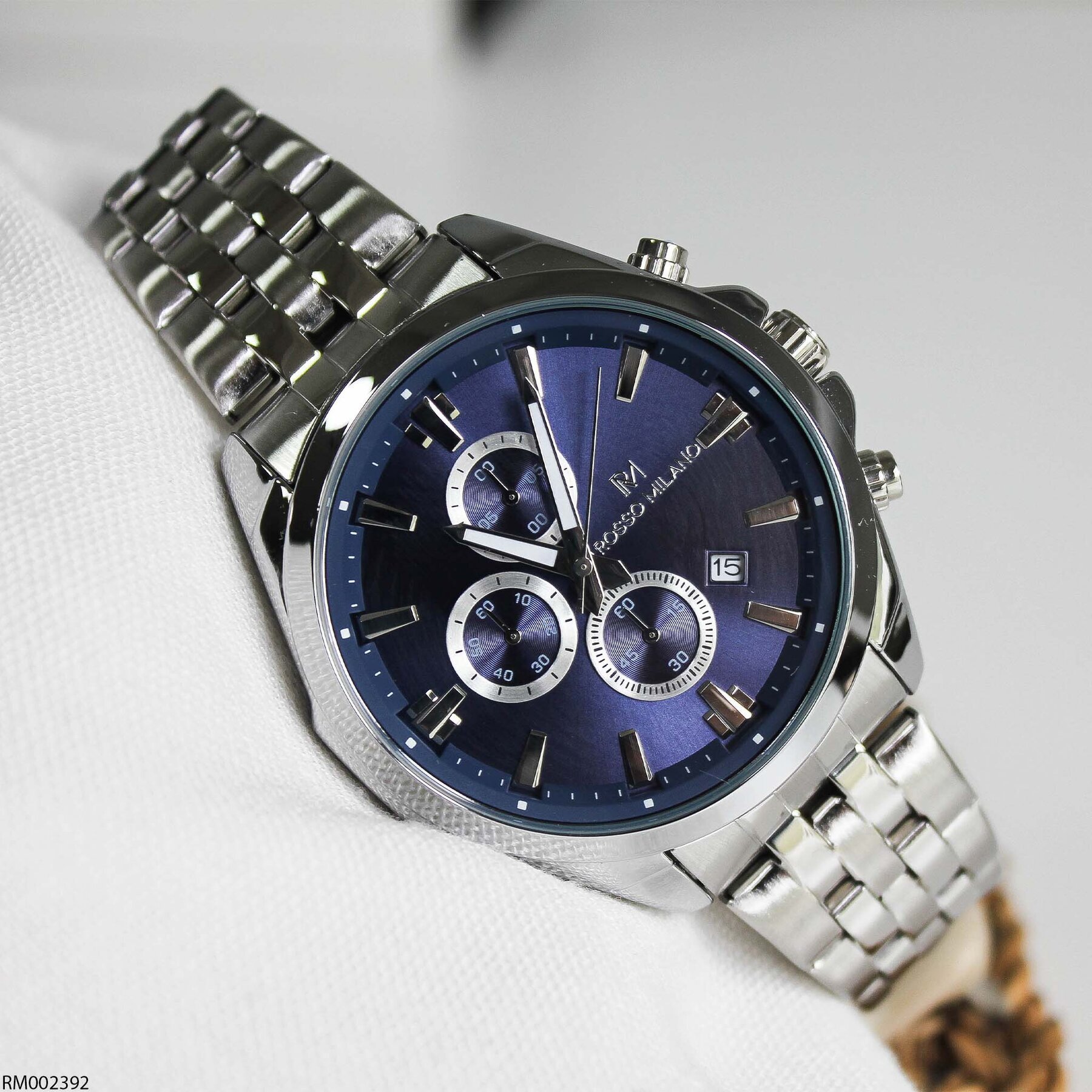 Rosso Milano RM002392 Çelik Kordonlu Erkek Kol Saati