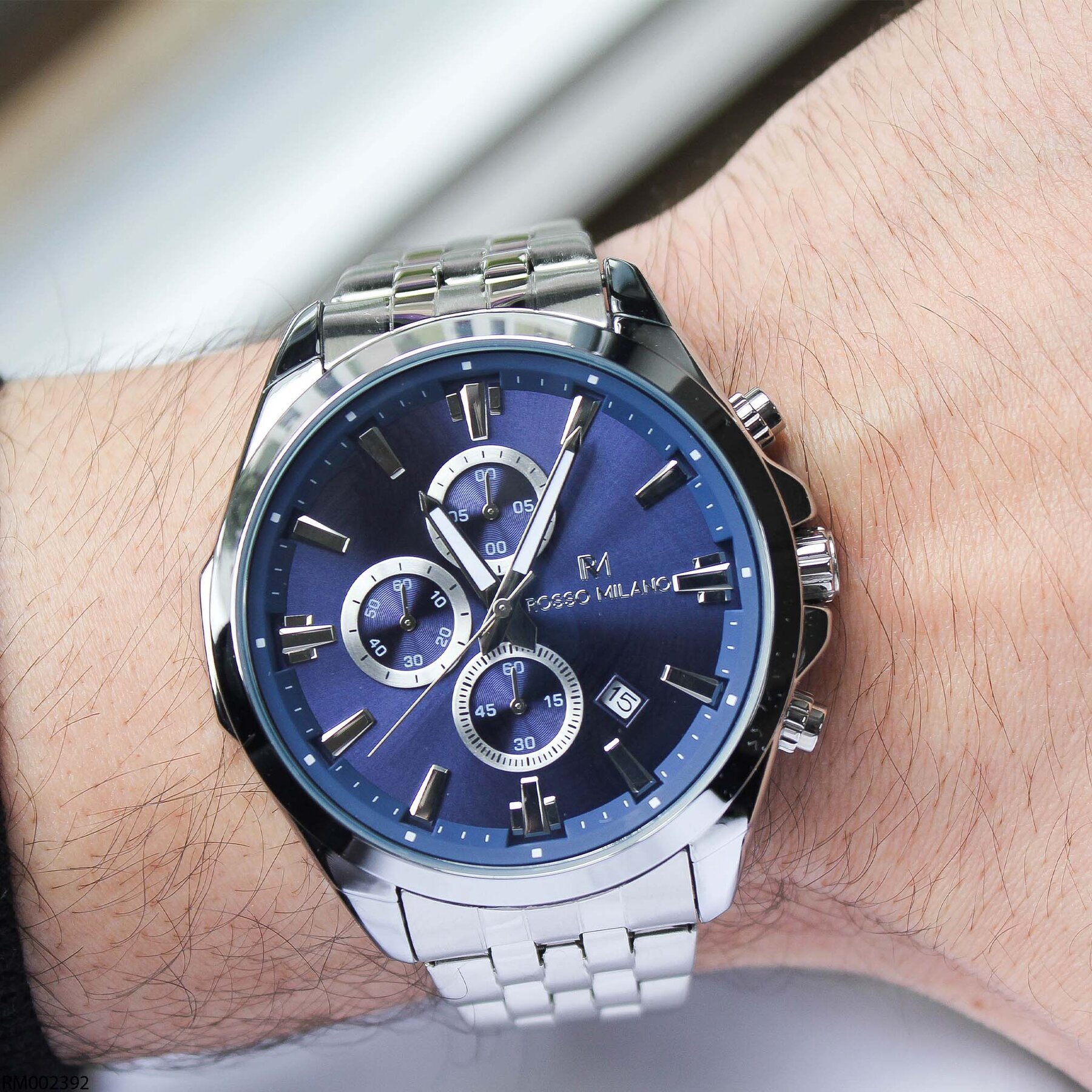 Rosso Milano RM002392 Çelik Kordonlu Erkek Kol Saati