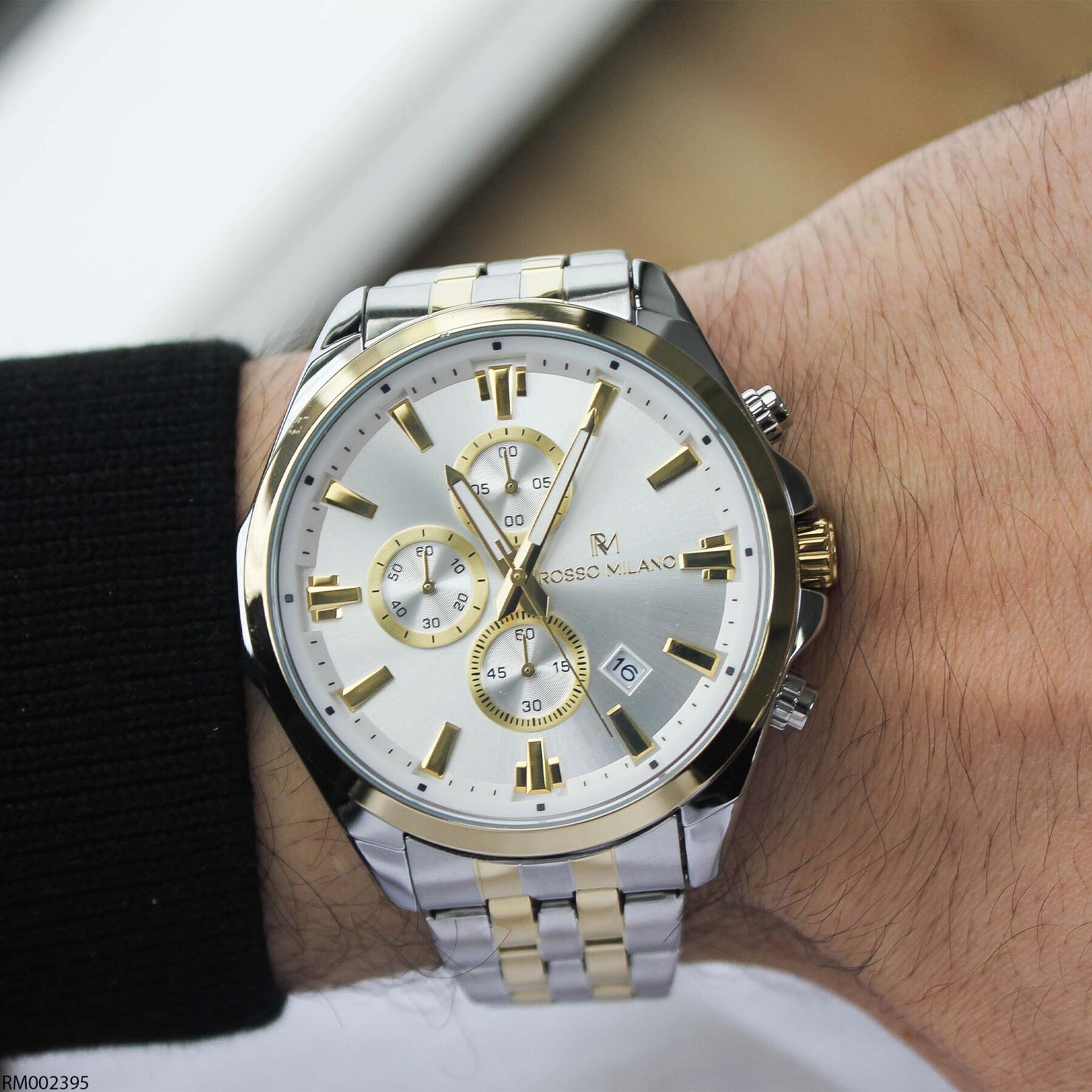 Rosso Milano RM002395 Çelik Kordonlu Erkek Kol Saati