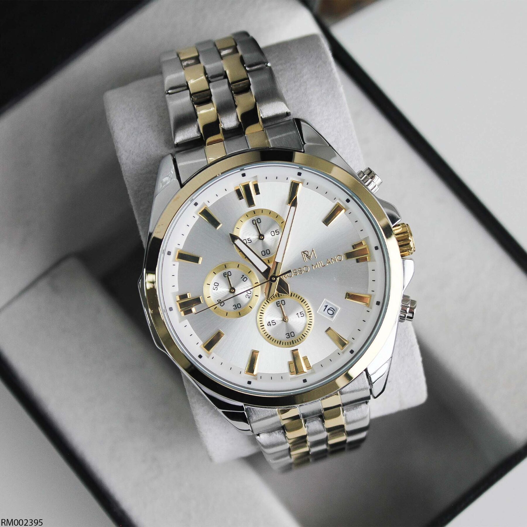 Rosso Milano RM002395 Çelik Kordonlu Erkek Kol Saati
