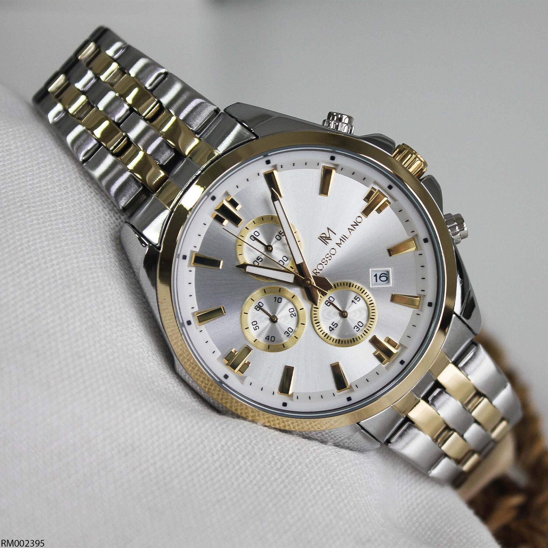 Rosso Milano RM002395 Çelik Kordonlu Erkek Kol Saati