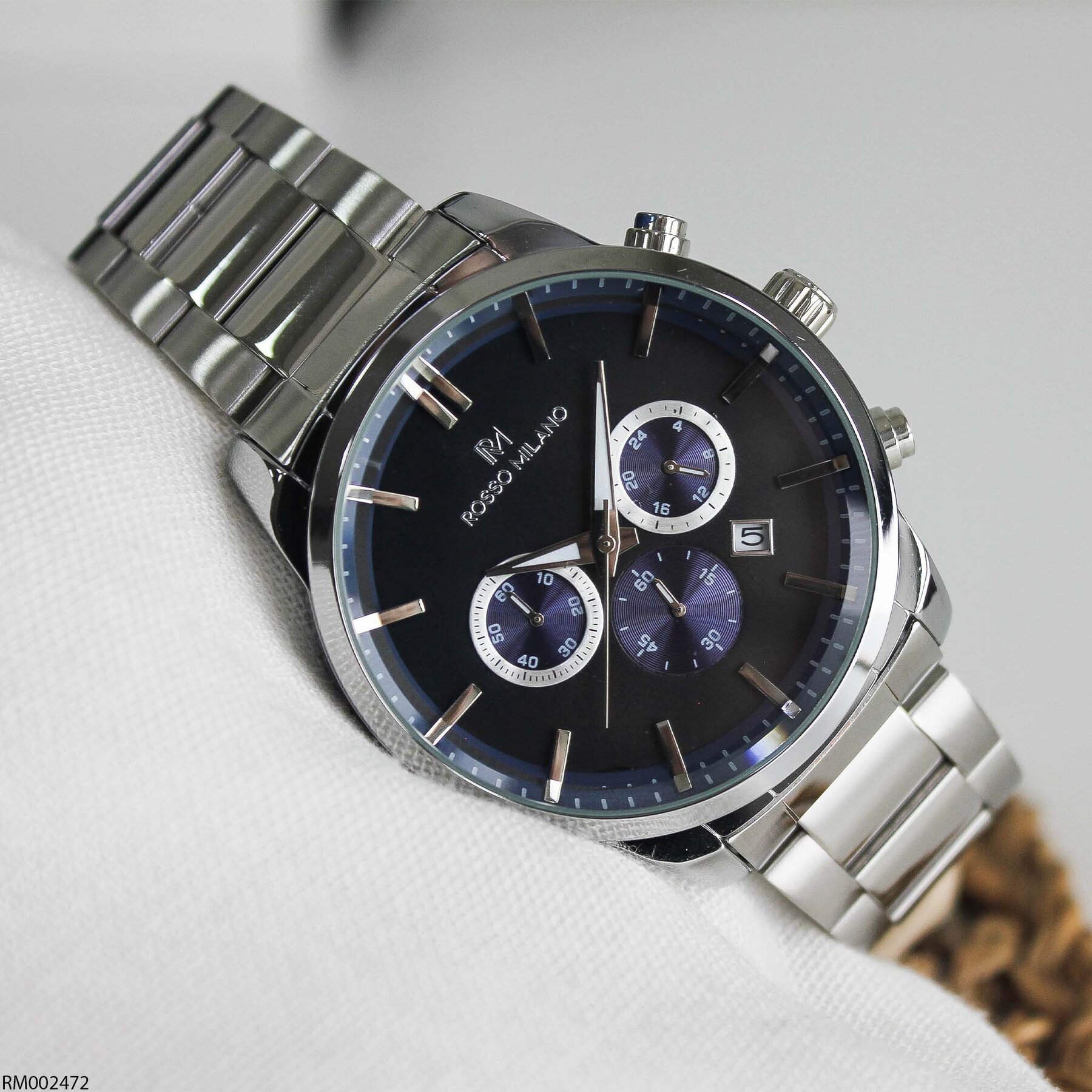 Rosso Milano RM002472 Çelik Kordonlu Erkek Kol Saati