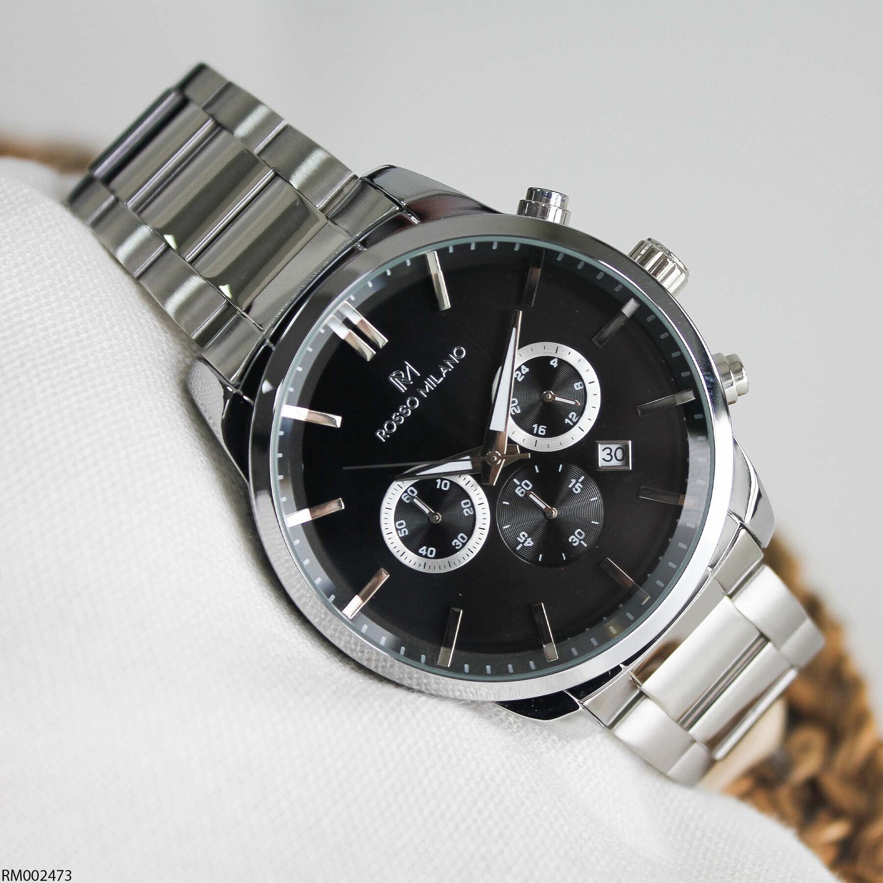 Rosso Milano RM002473 Çelik Kordonlu Erkek Kol Saati