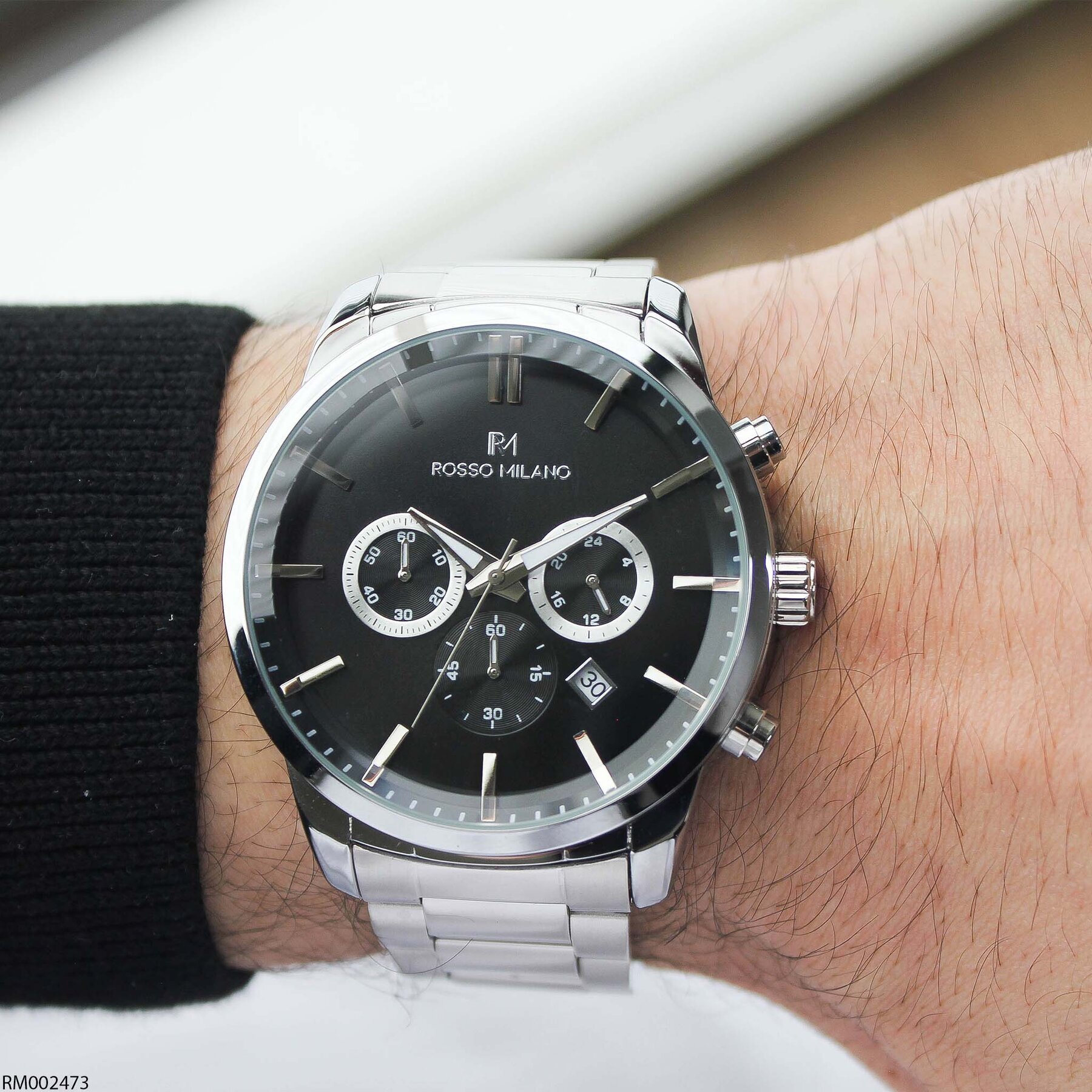 Rosso Milano RM002473 Çelik Kordonlu Erkek Kol Saati