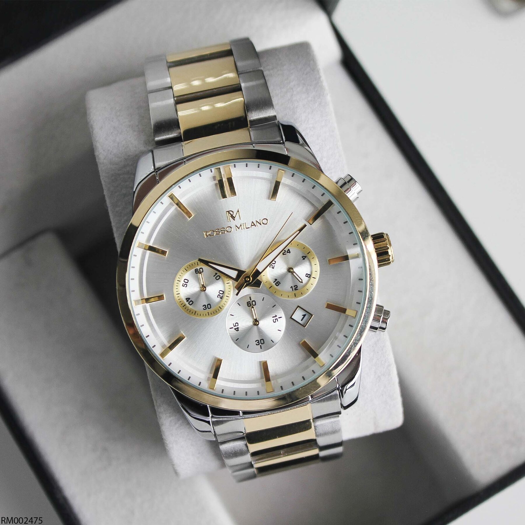 Rosso Milano RM002475 Çelik Kordonlu Erkek Kol Saati