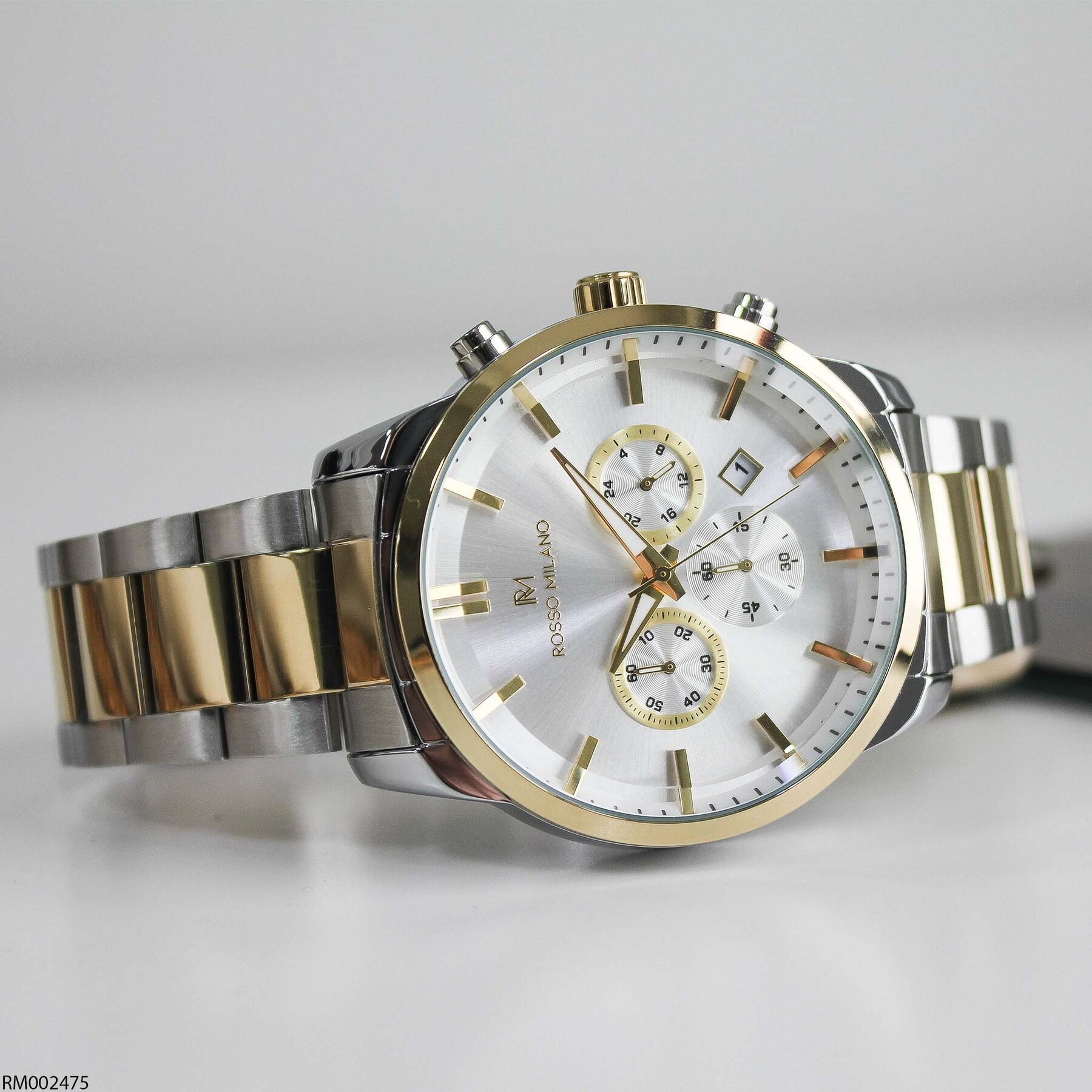 Rosso Milano RM002475 Çelik Kordonlu Erkek Kol Saati