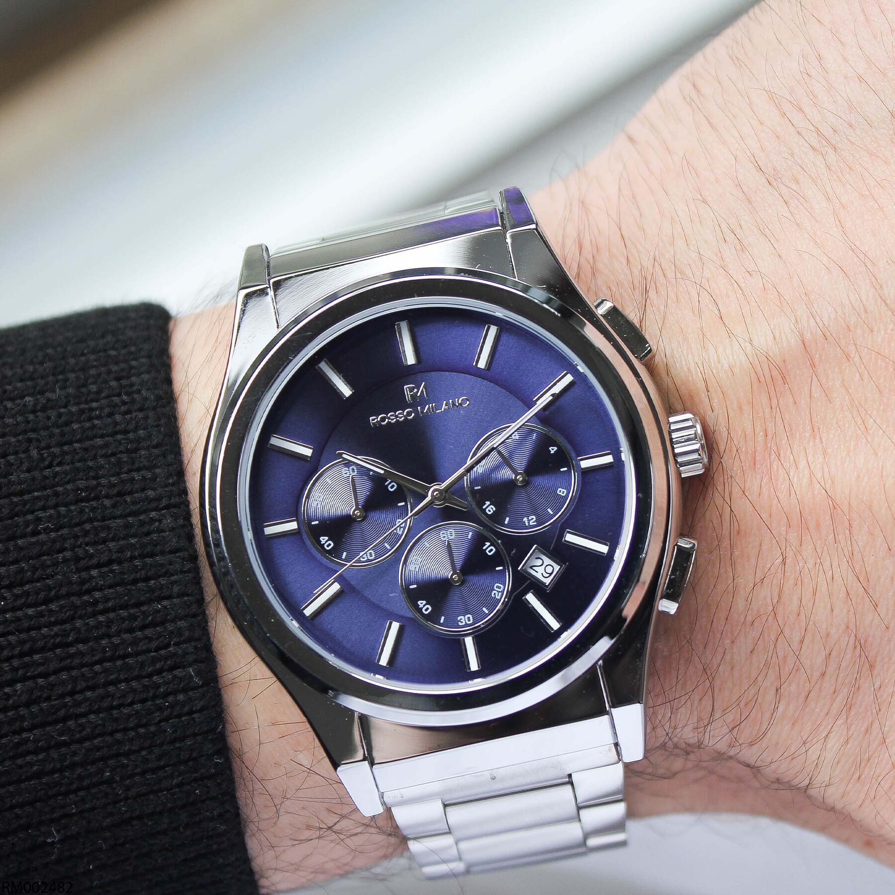 Rosso Milano RM002482 Çelik Kordonlu Erkek Kol Saati