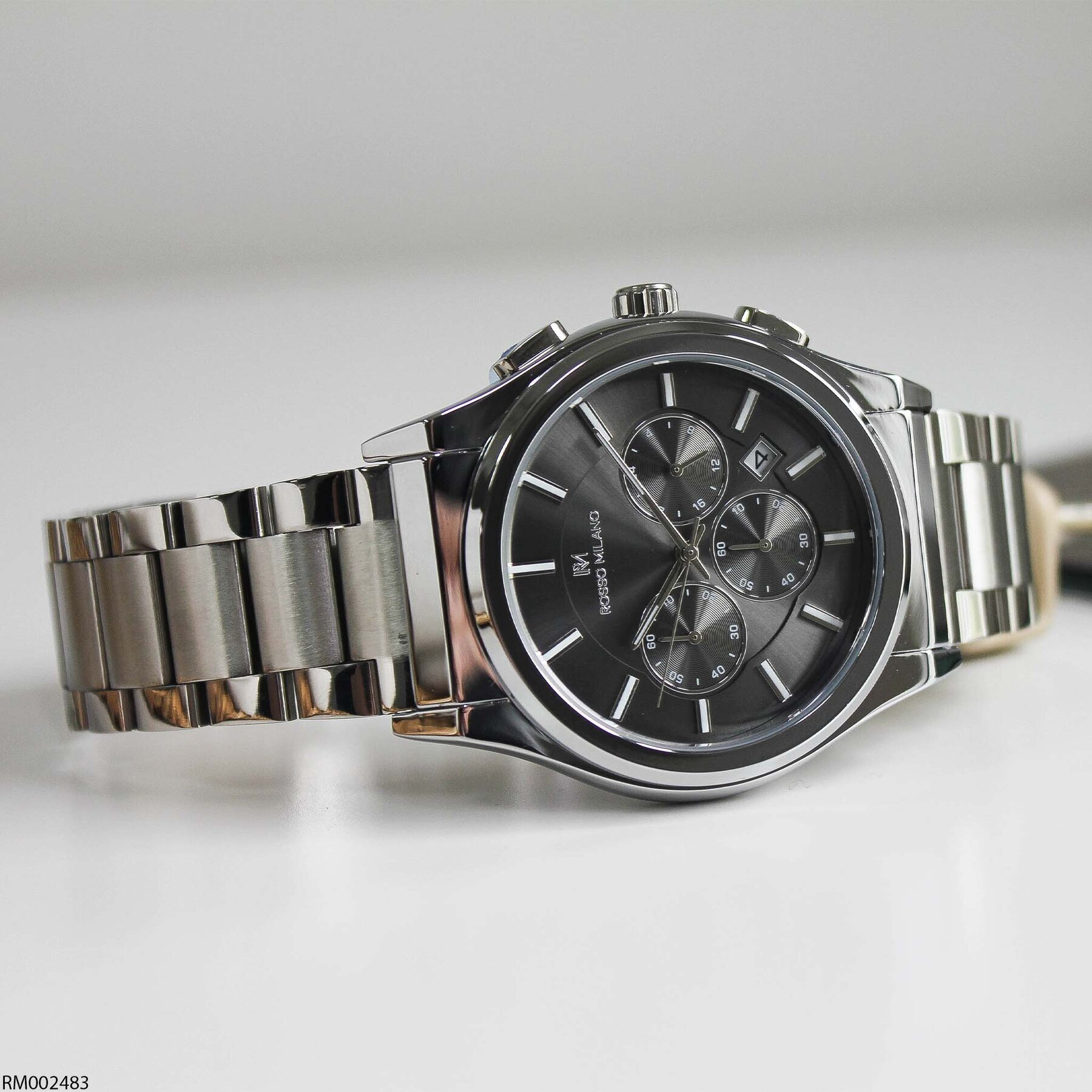 Rosso Milano RM002483 Çelik Kordonlu Erkek Kol Saati