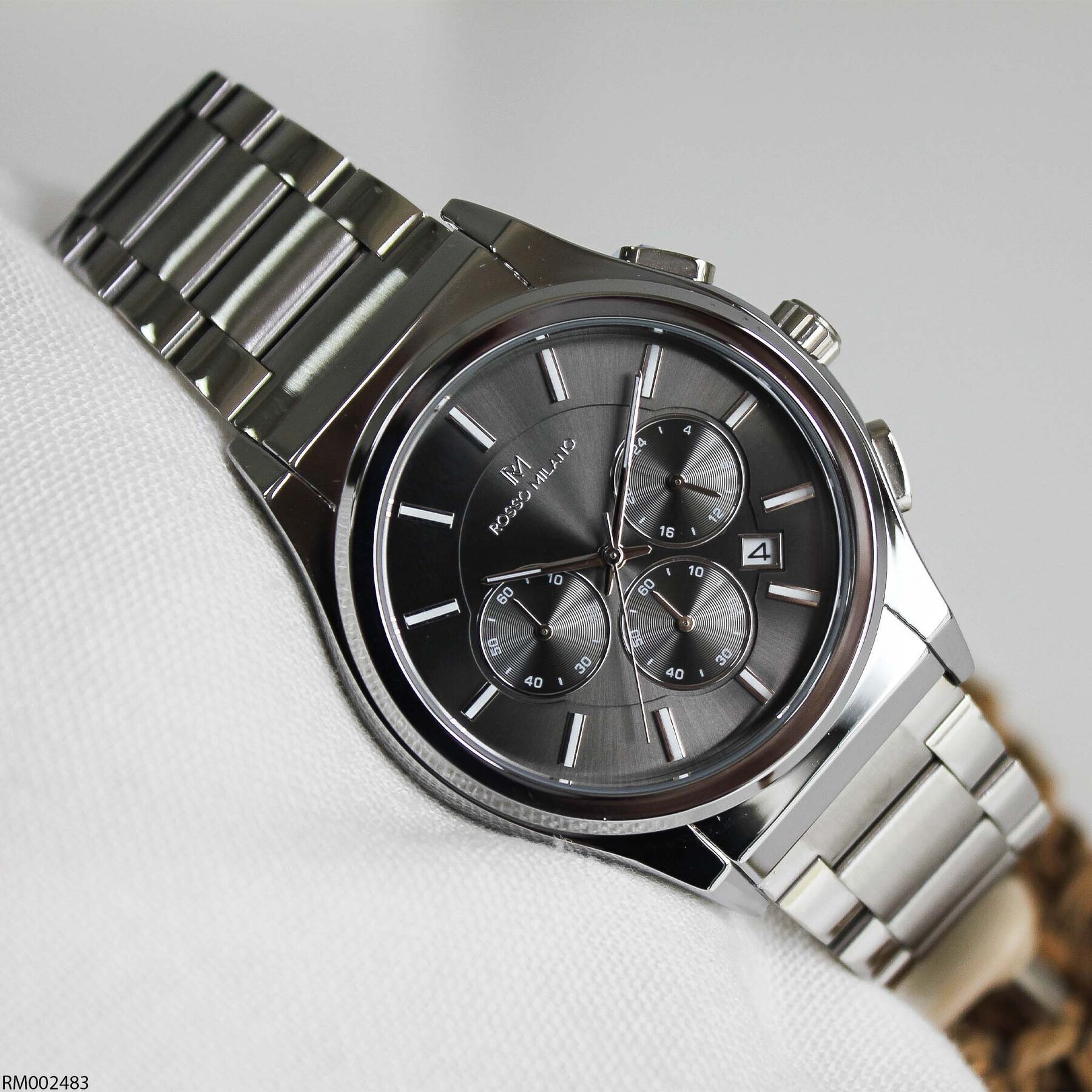 Rosso Milano RM002483 Çelik Kordonlu Erkek Kol Saati