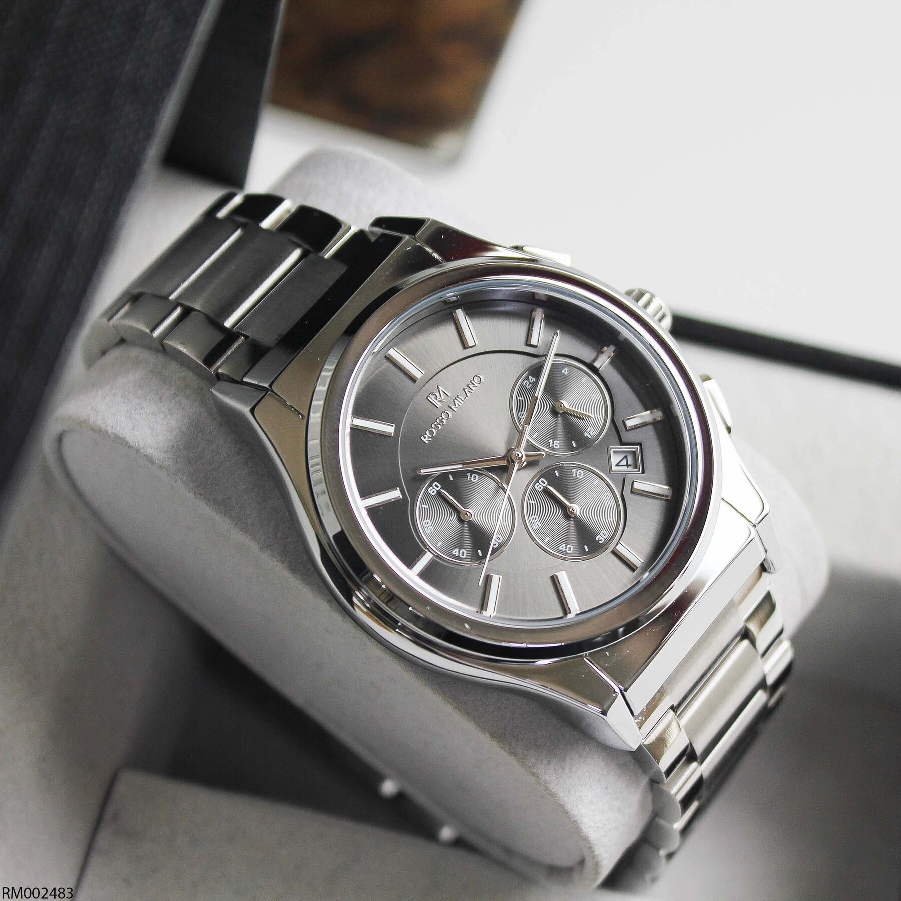 Rosso Milano RM002483 Çelik Kordonlu Erkek Kol Saati