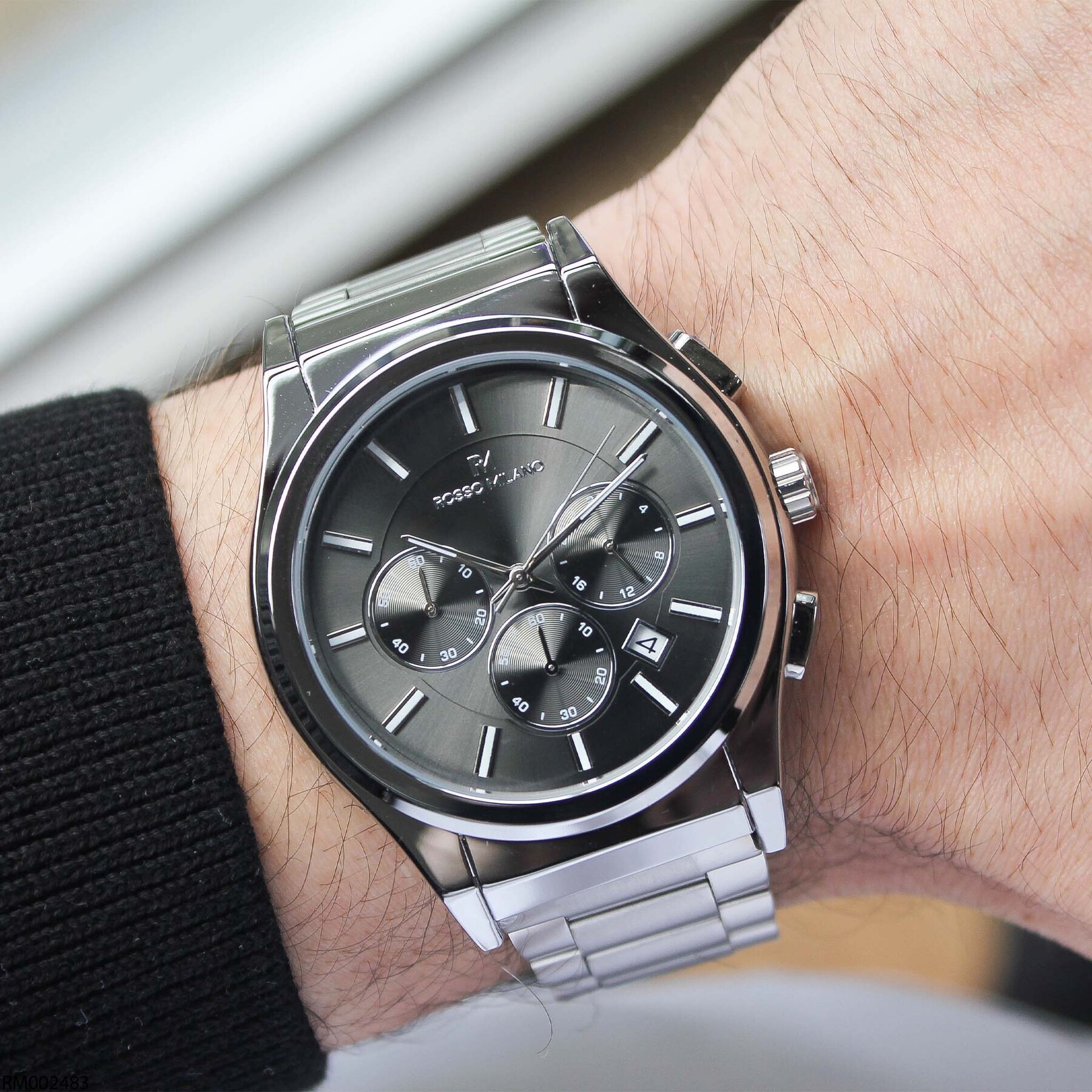 Rosso Milano RM002483 Çelik Kordonlu Erkek Kol Saati