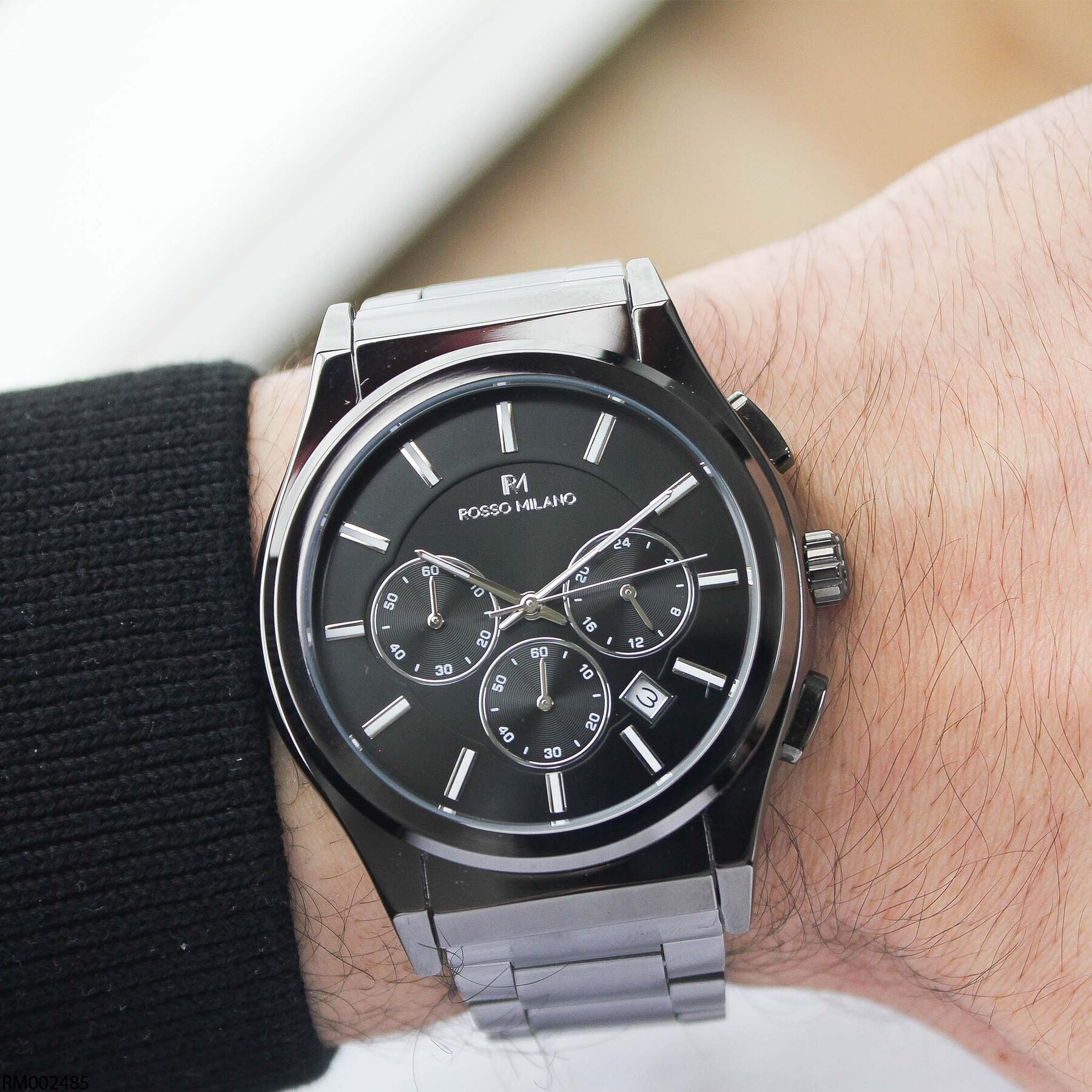 Rosso Milano RM002485 Çelik Kordonlu Erkek Kol Saati