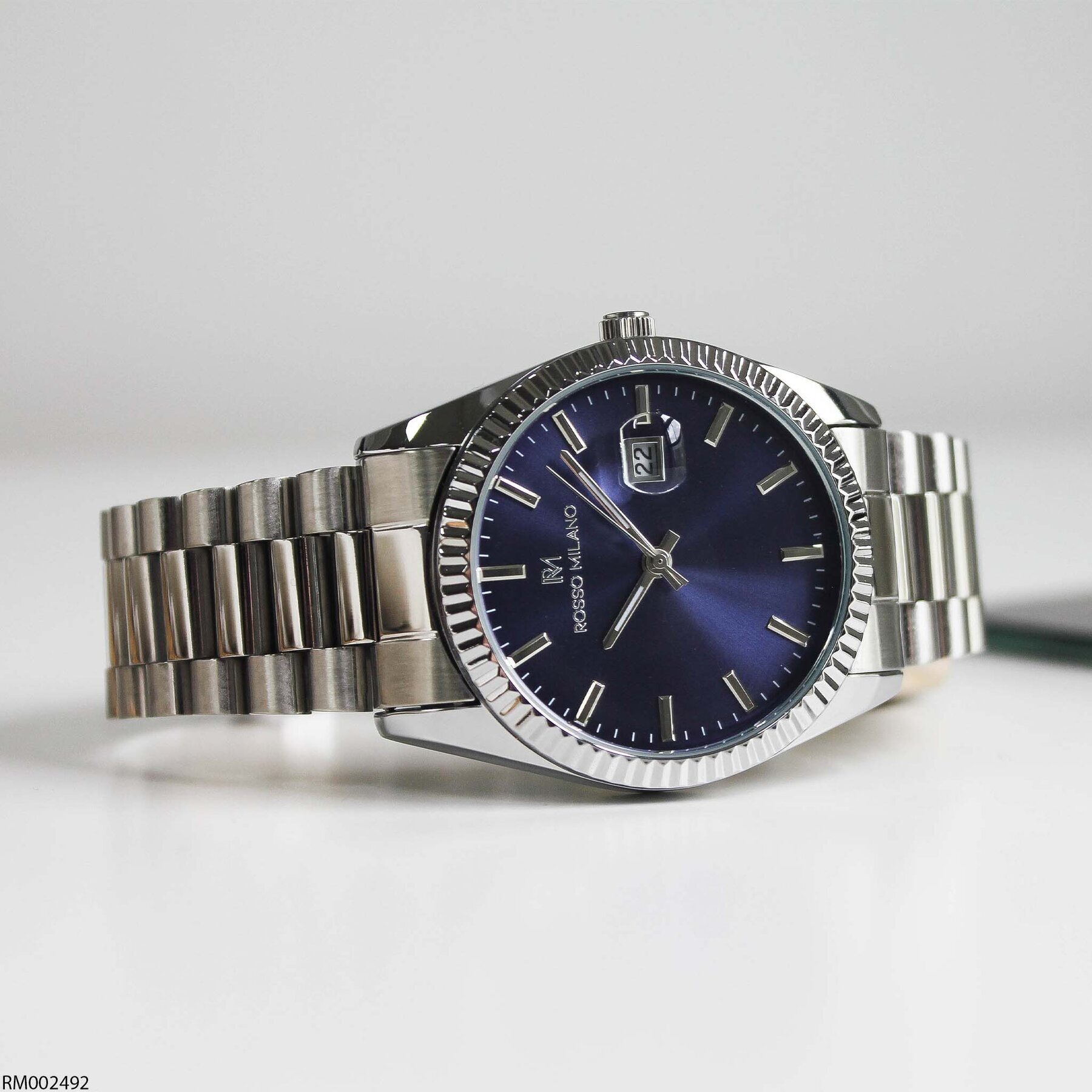 Rosso Milano RM002492 Çelik Kordonlu Erkek Kol Saati