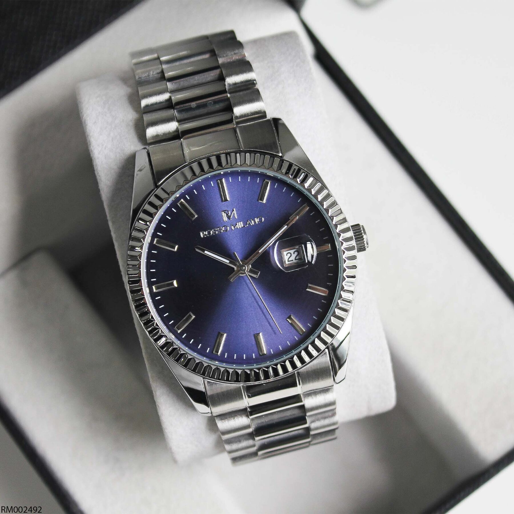 Rosso Milano RM002492 Çelik Kordonlu Erkek Kol Saati