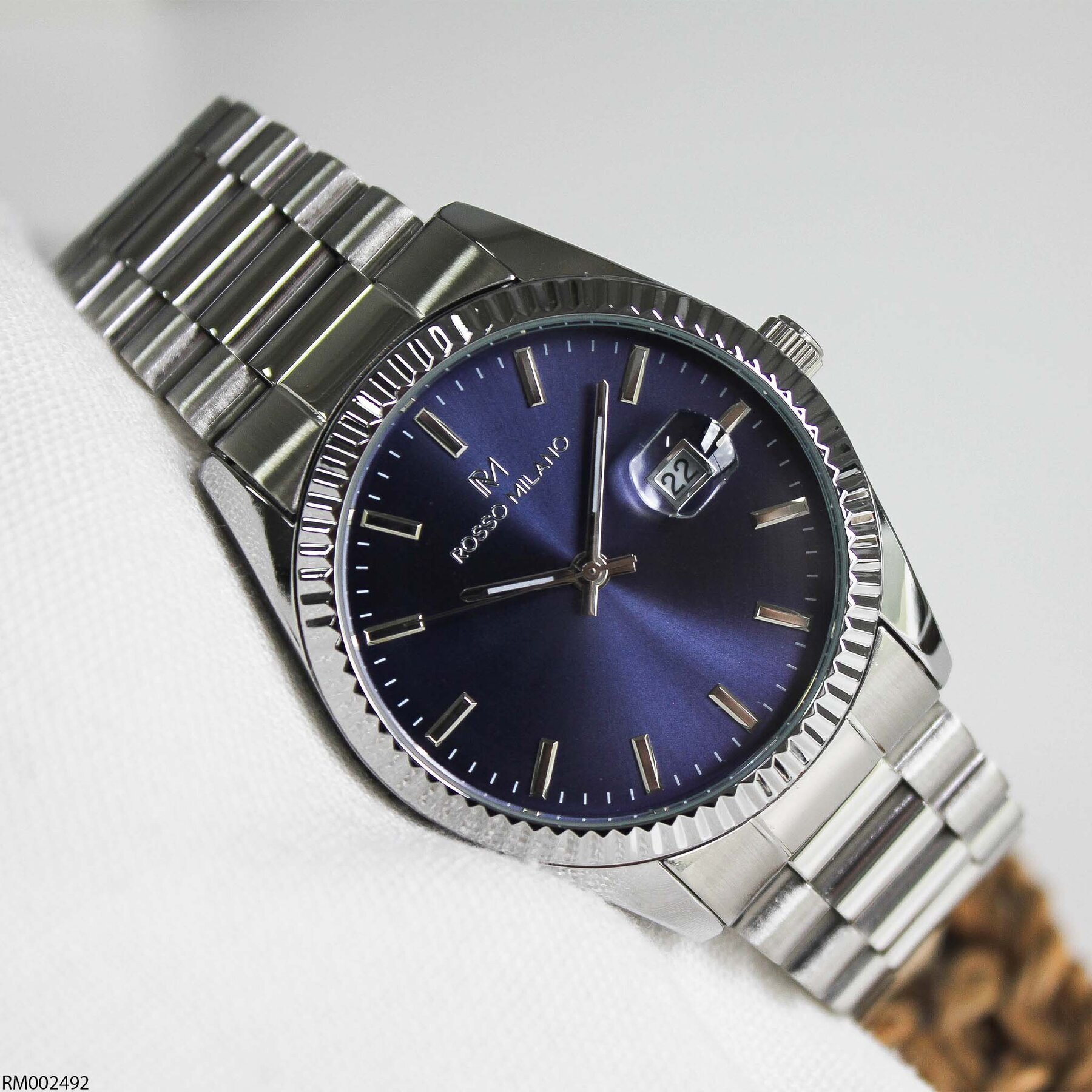 Rosso Milano RM002492 Çelik Kordonlu Erkek Kol Saati