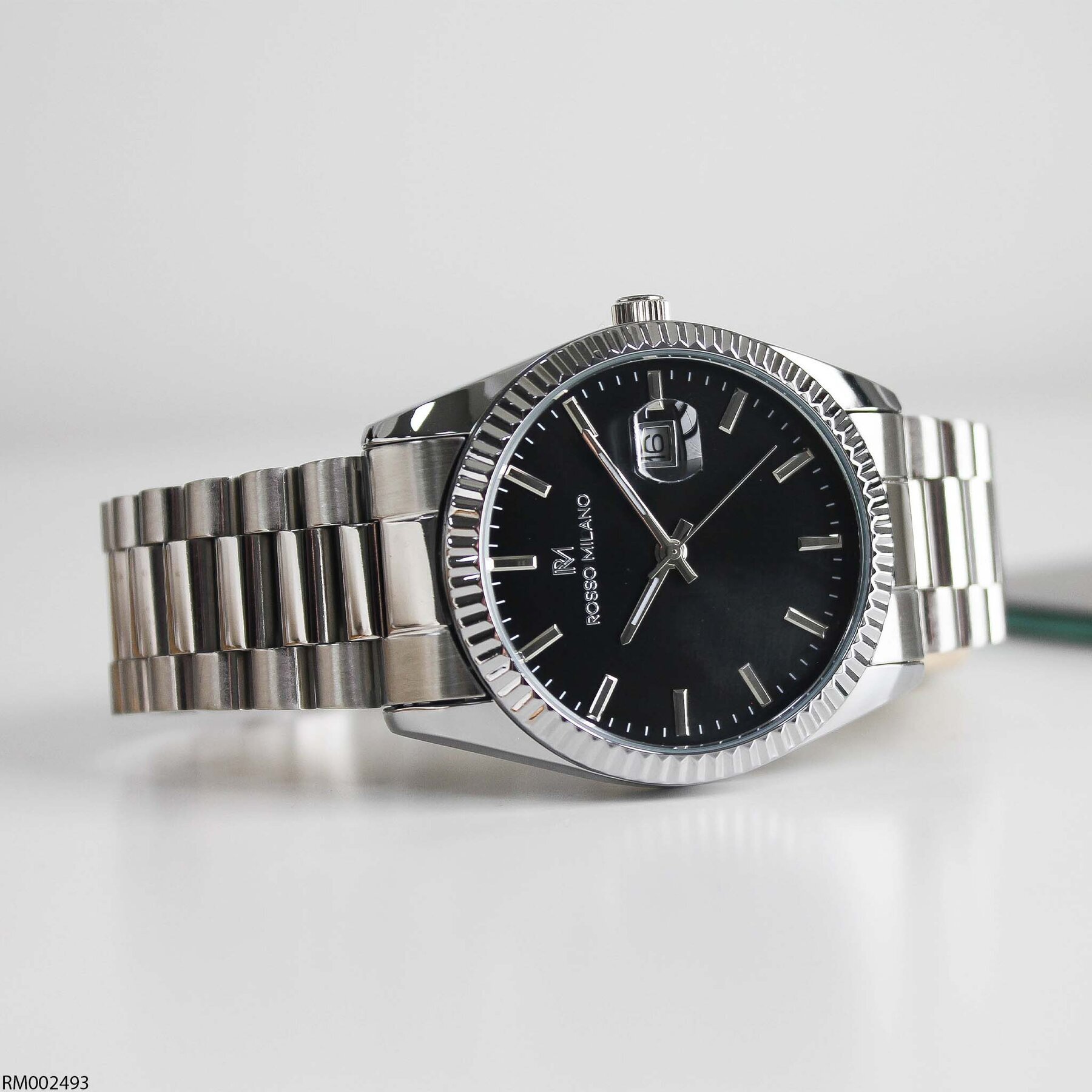 Rosso Milano RM002493 Çelik Kordonlu Erkek Kol Saati