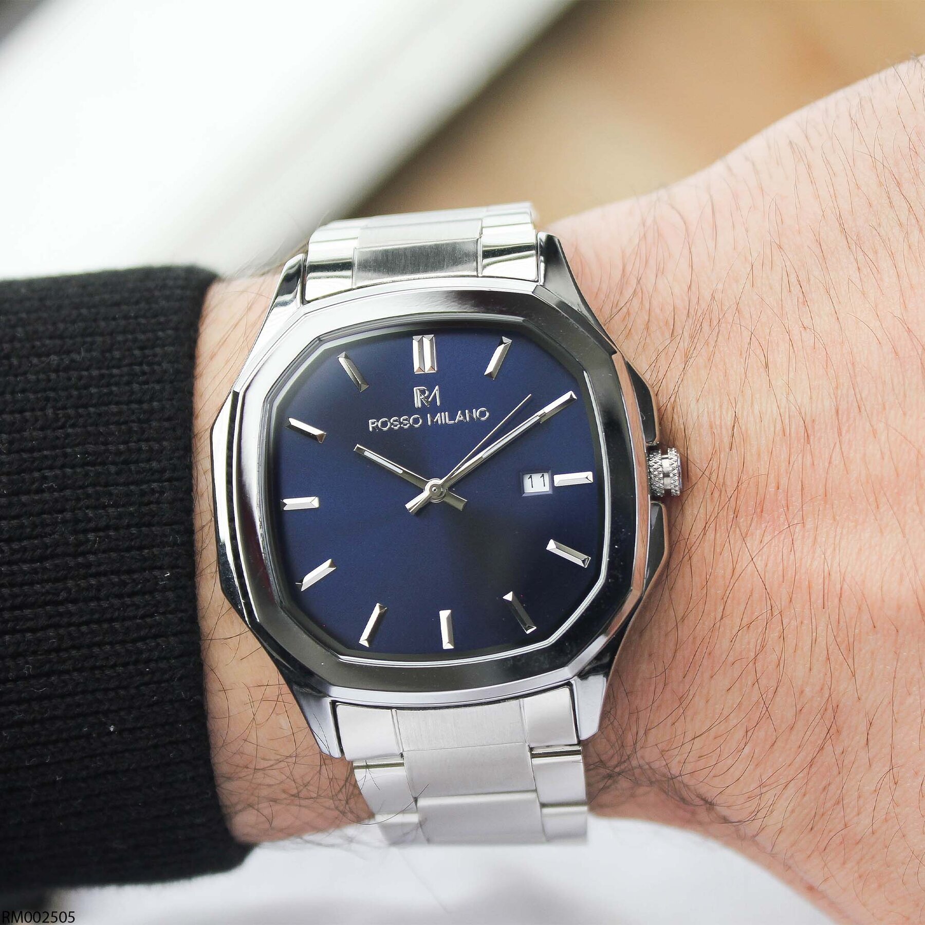 Rosso Milano RM002505 Çelik Kordonlu Erkek Kol Saati