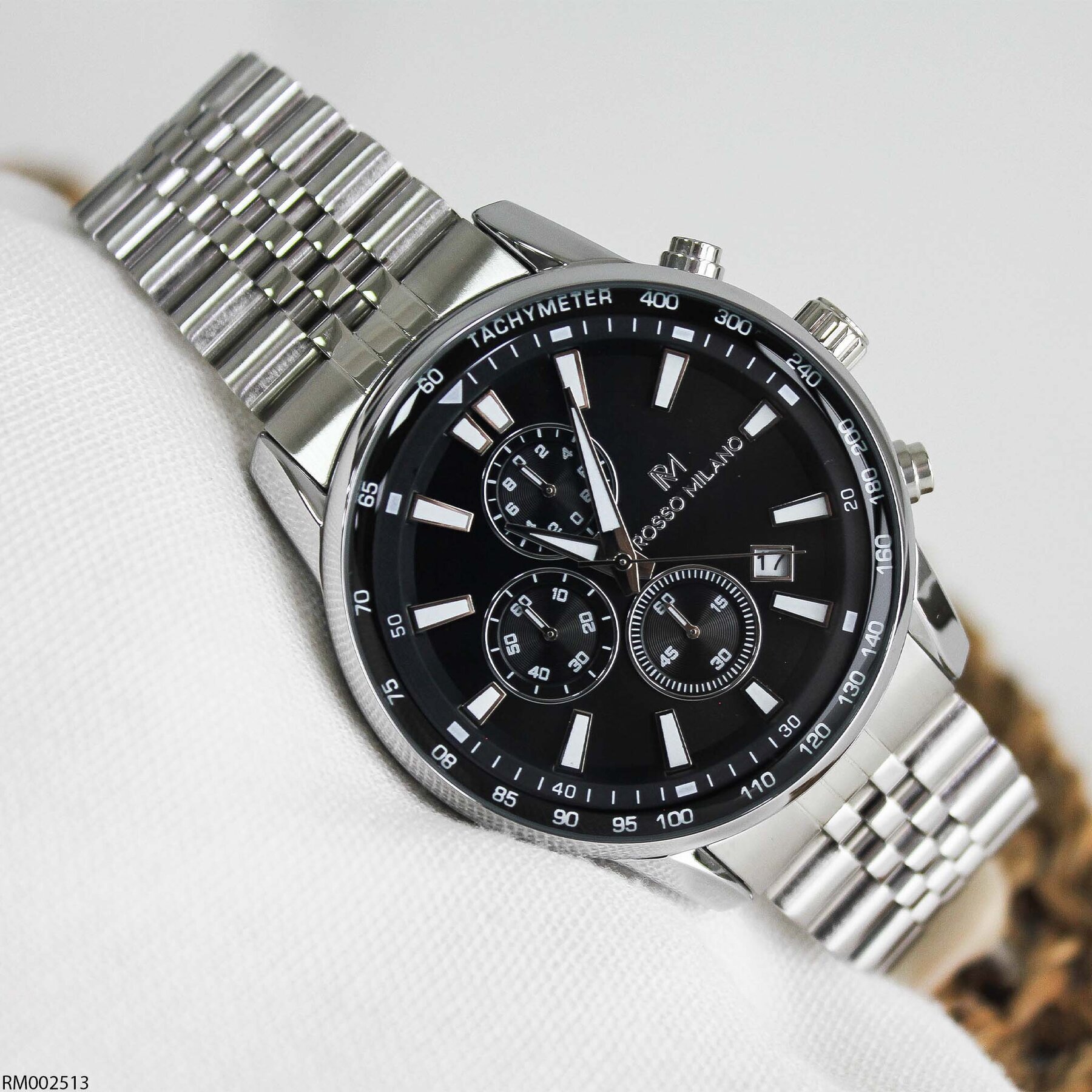 Rosso Milano RM002513 Çelik Kordonlu Erkek Kol Saati