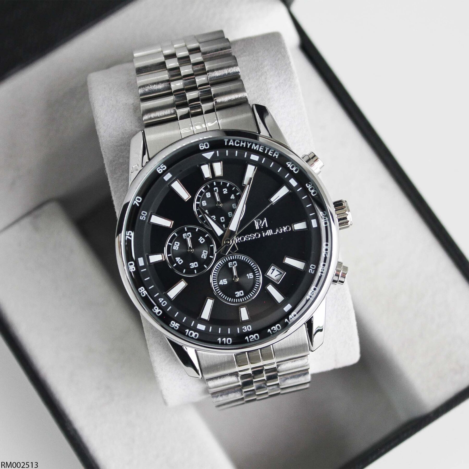 Rosso Milano RM002513 Çelik Kordonlu Erkek Kol Saati