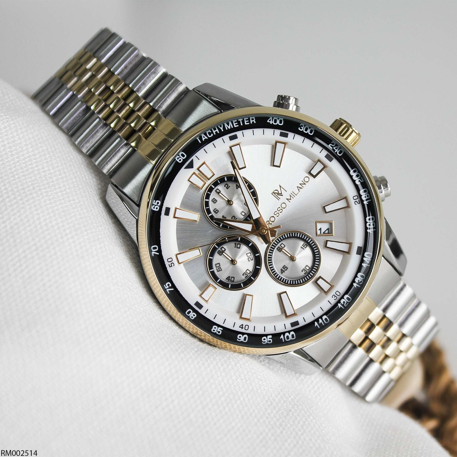 Rosso Milano RM002514 Çelik Kordonlu Erkek Kol Saati