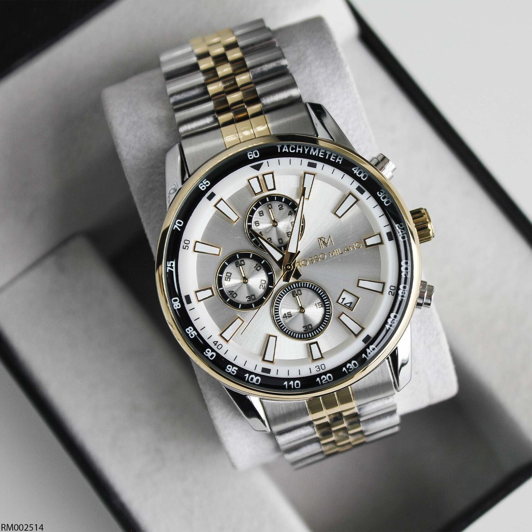 Rosso Milano RM002514 Çelik Kordonlu Erkek Kol Saati