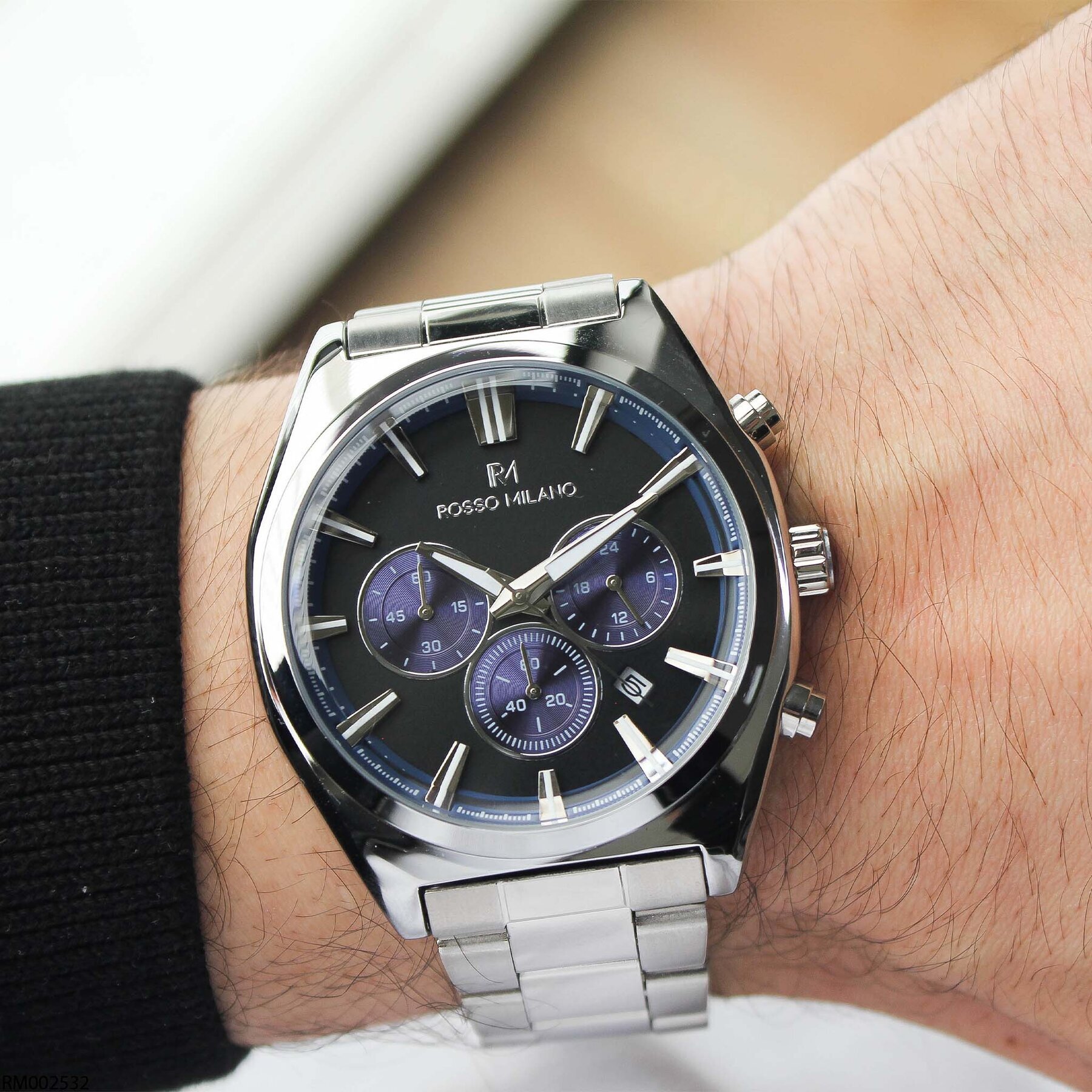 Rosso Milano RM002532 Çelik Kordonlu Erkek Kol Saati