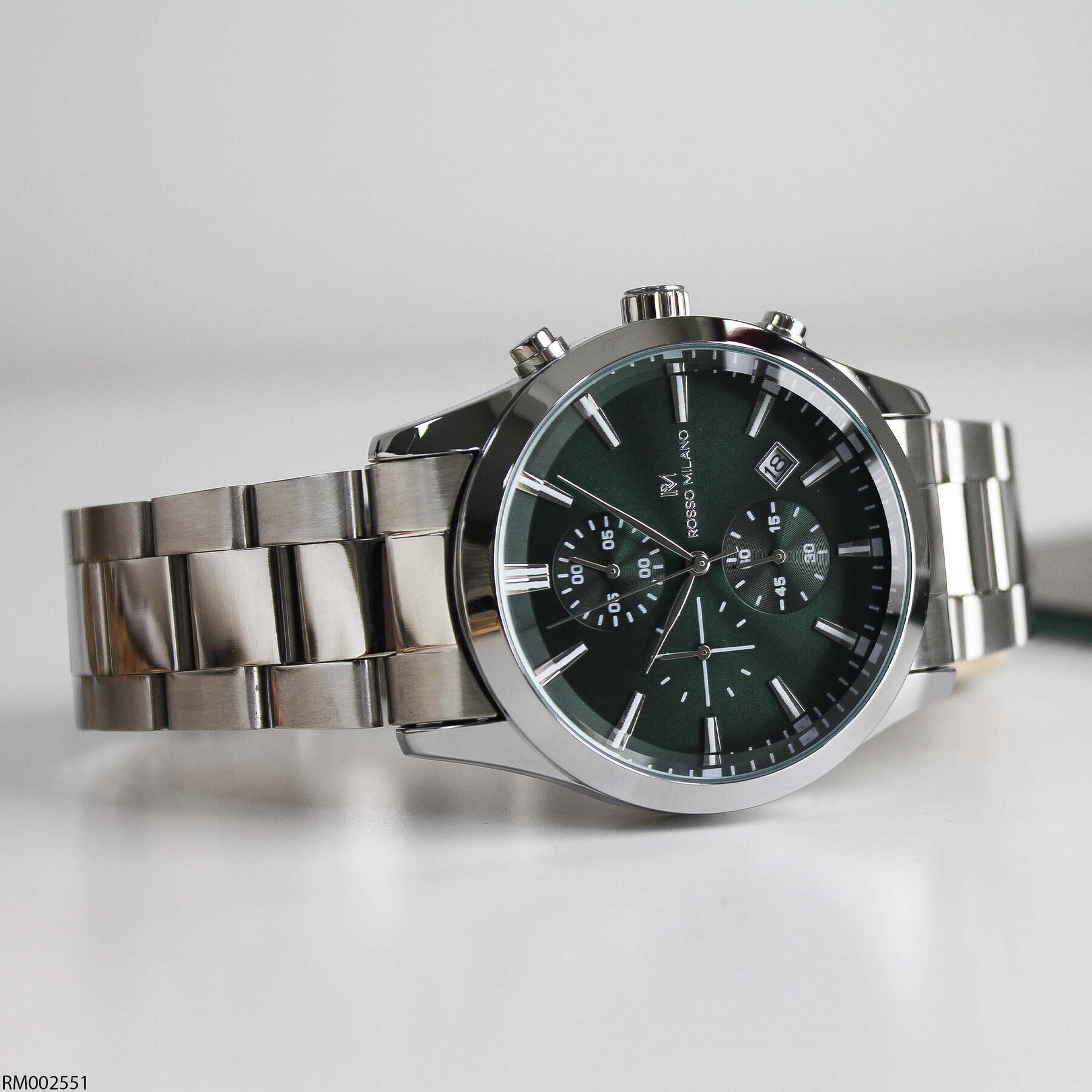 Rosso Milano RM002551 Çelik Kordonlu Erkek Kol Saati