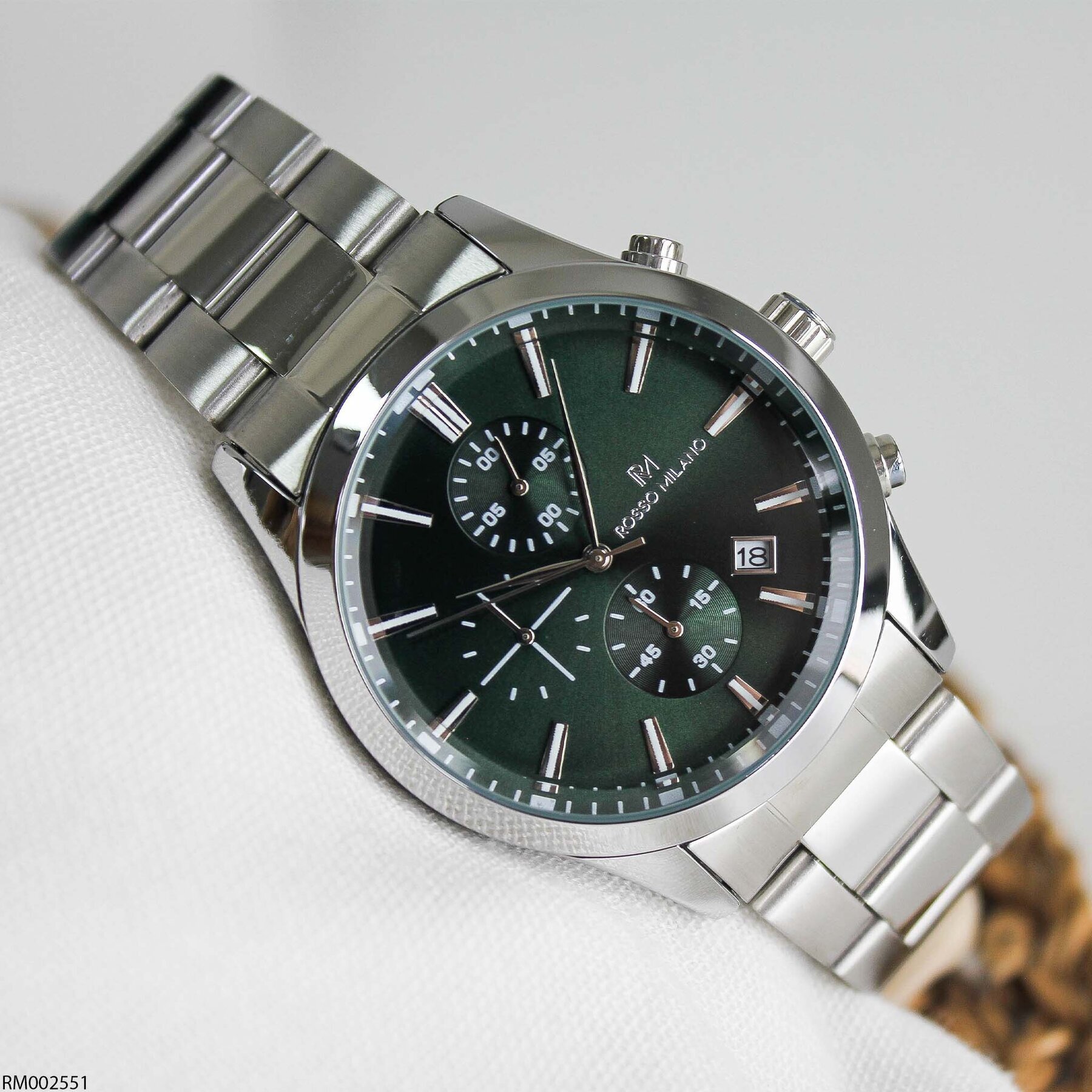 Rosso Milano RM002551 Çelik Kordonlu Erkek Kol Saati