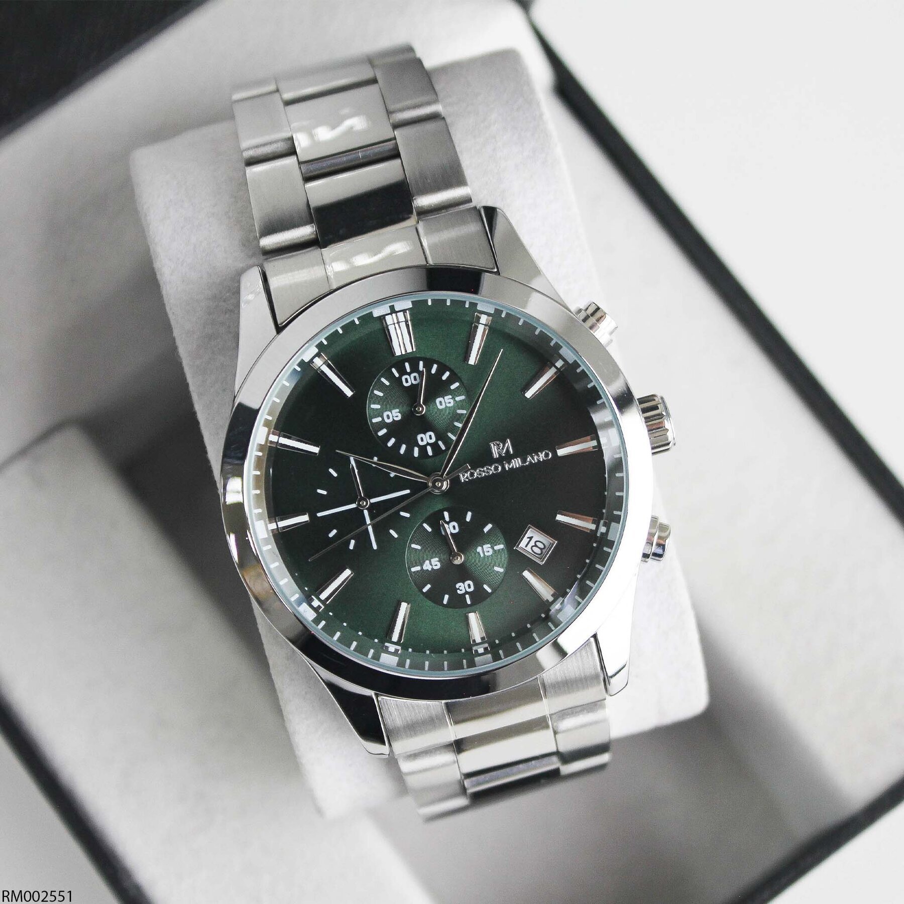 Rosso Milano RM002551 Çelik Kordonlu Erkek Kol Saati