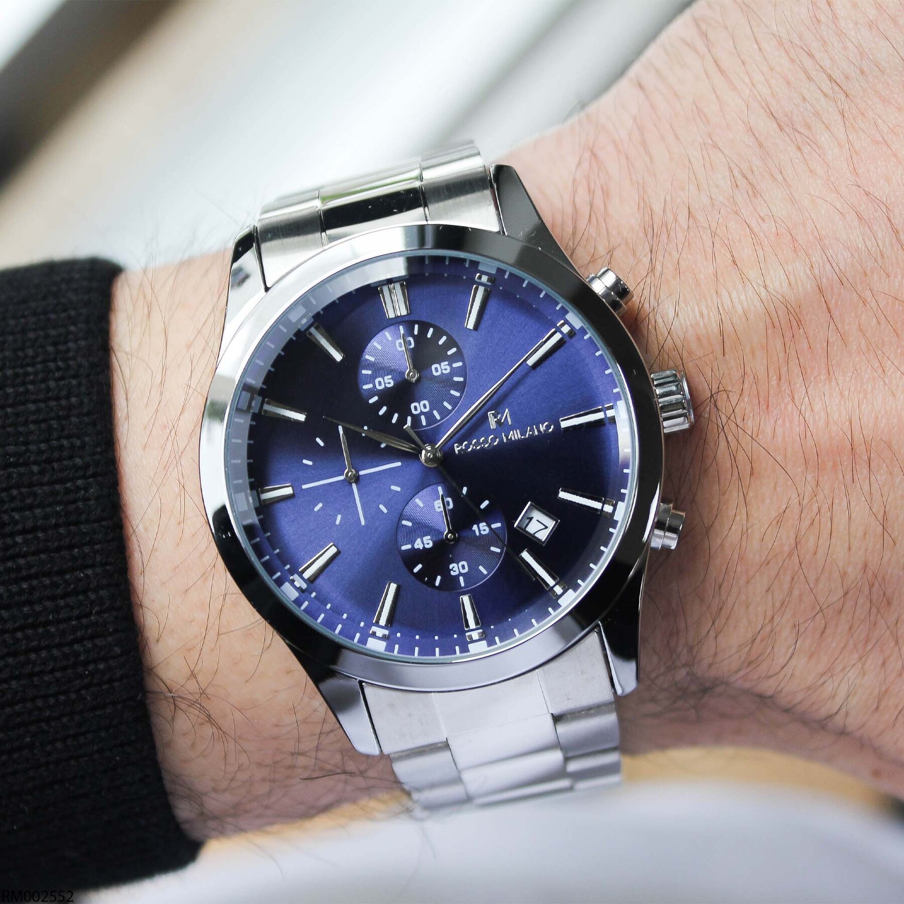 Rosso Milano RM002552 Çelik Kordonlu Erkek Kol Saati