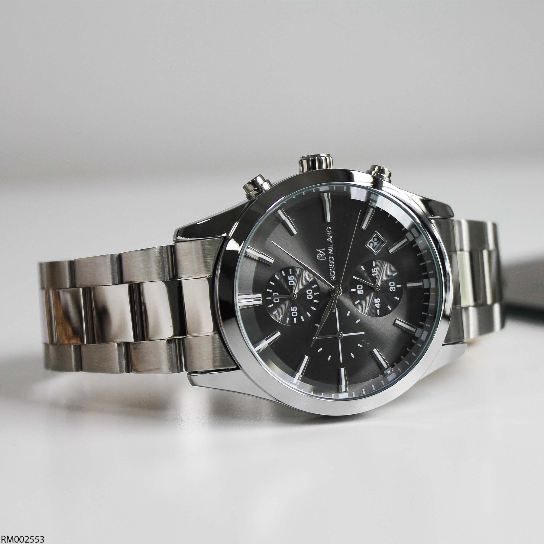 Rosso Milano RM002553 Çelik Kordonlu Erkek Kol Saati