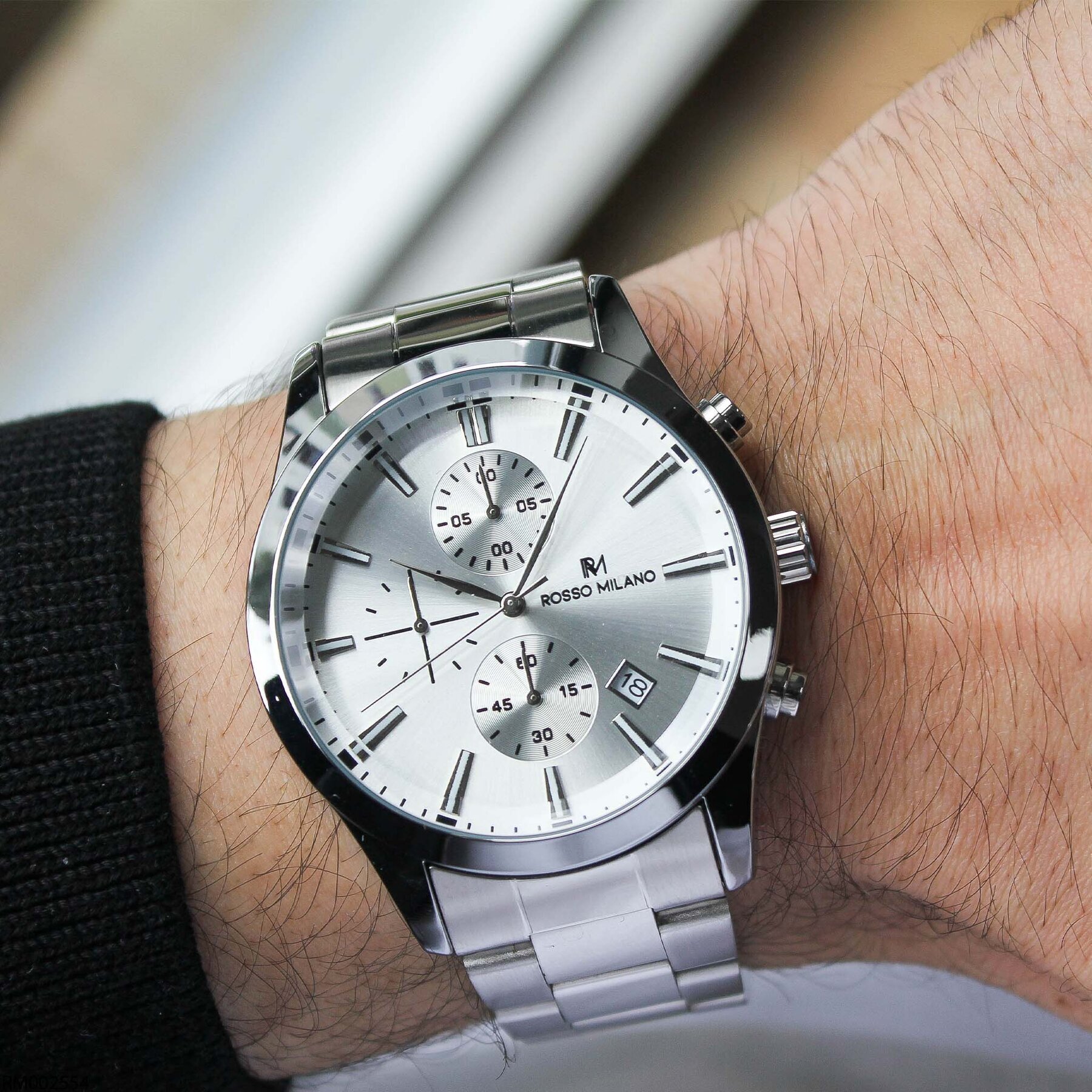 Rosso Milano RM002554 Çelik Kordonlu Erkek Kol Saati