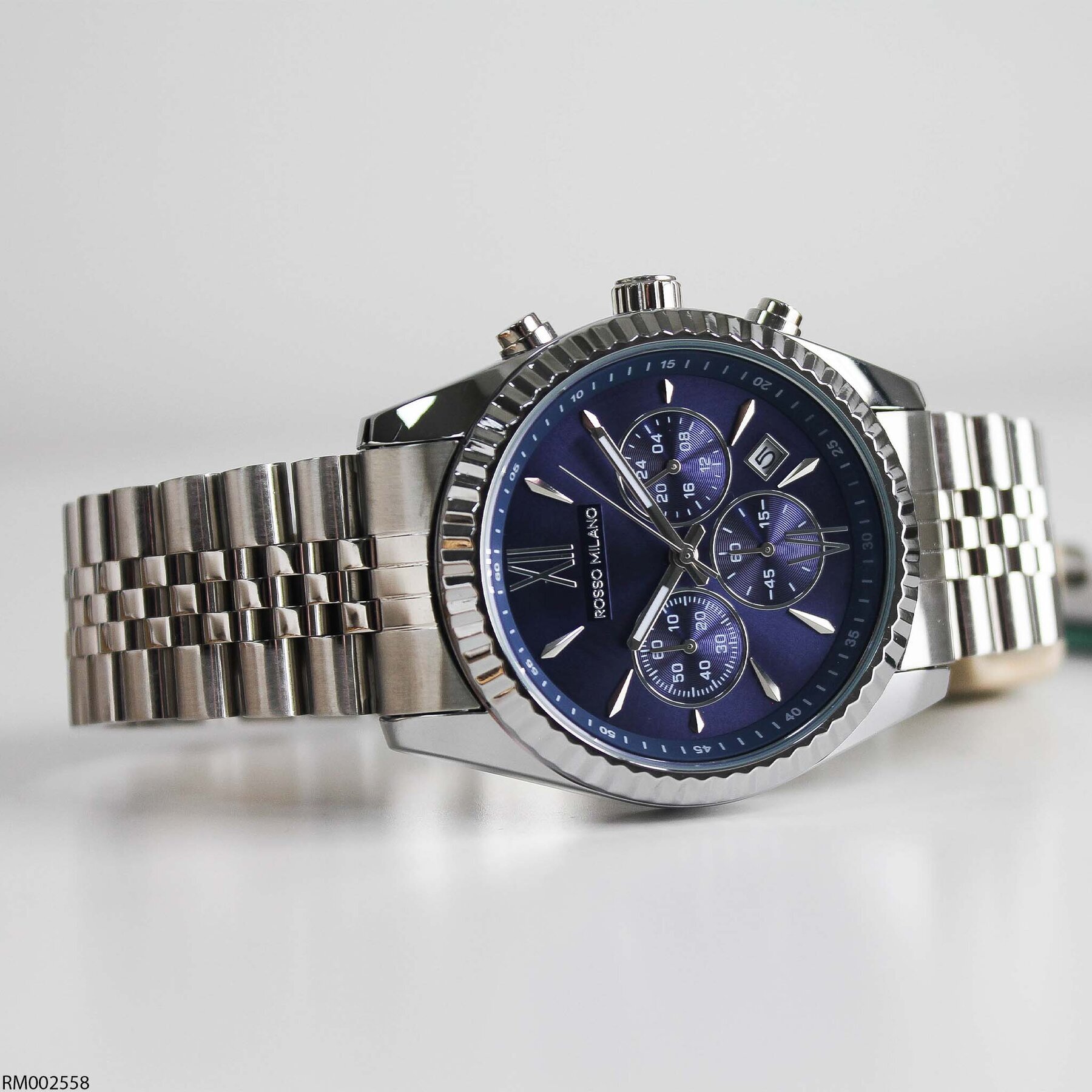 Rosso Milano RM002558 Çelik Kordonlu Erkek Kol Saati