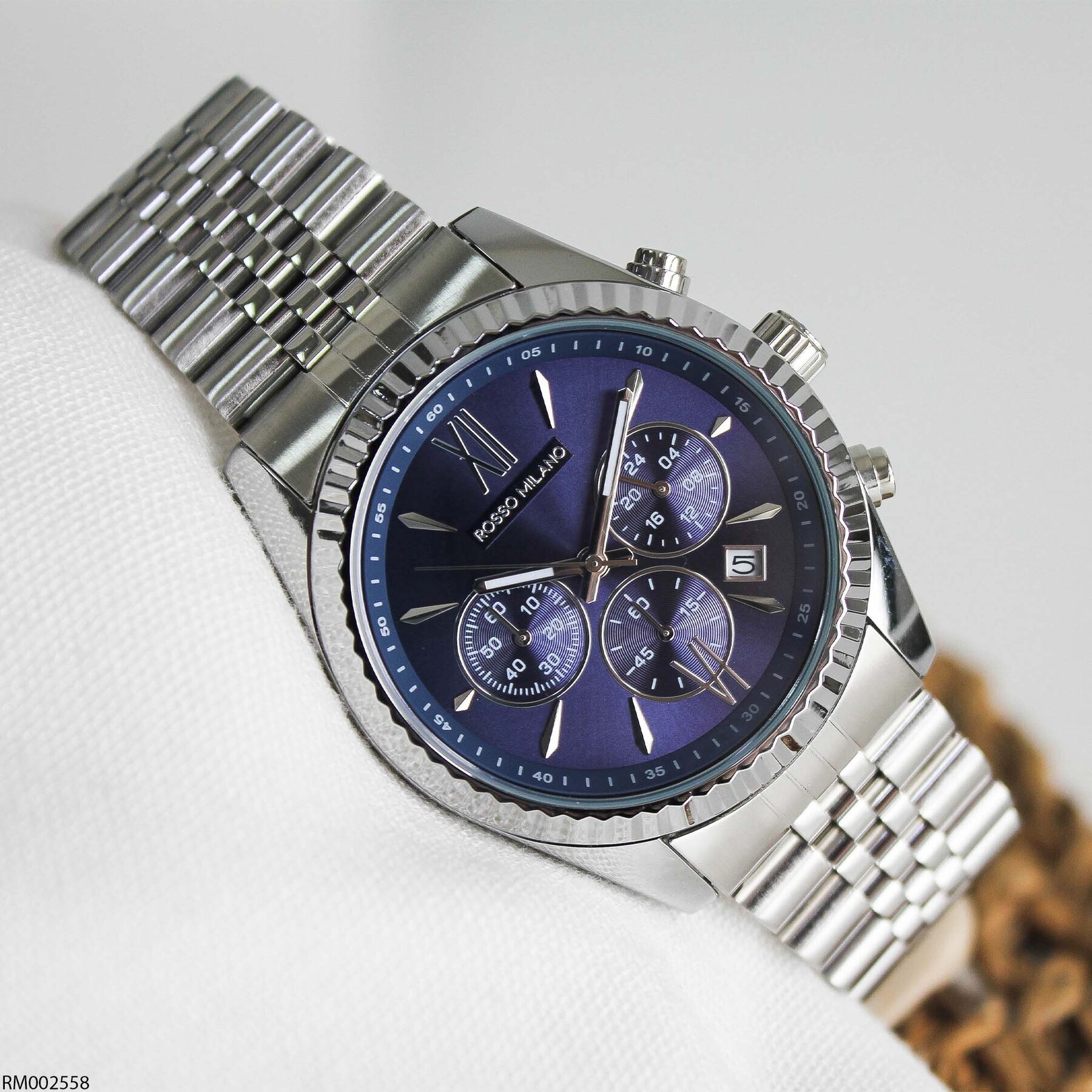 Rosso Milano RM002558 Çelik Kordonlu Erkek Kol Saati
