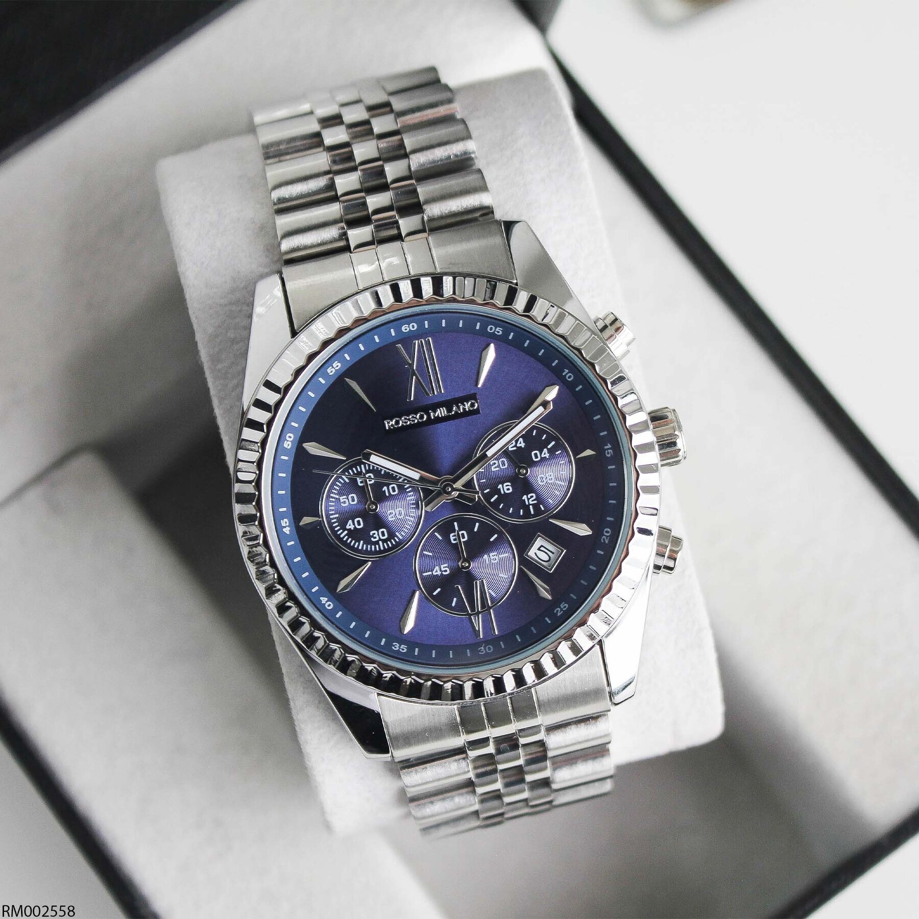 Rosso Milano RM002558 Çelik Kordonlu Erkek Kol Saati