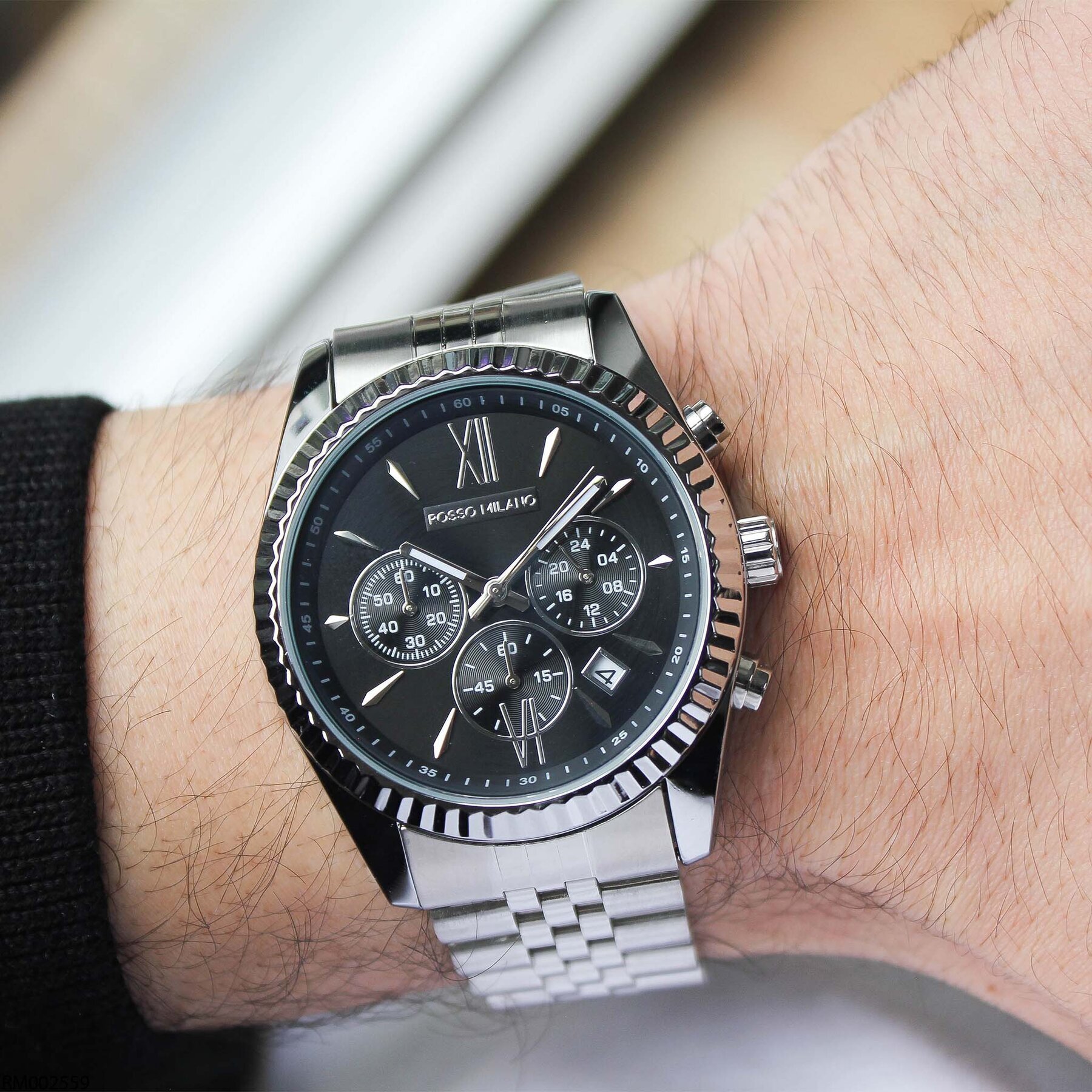 Rosso Milano RM002559 Çelik Kordonlu Erkek Kol Saati