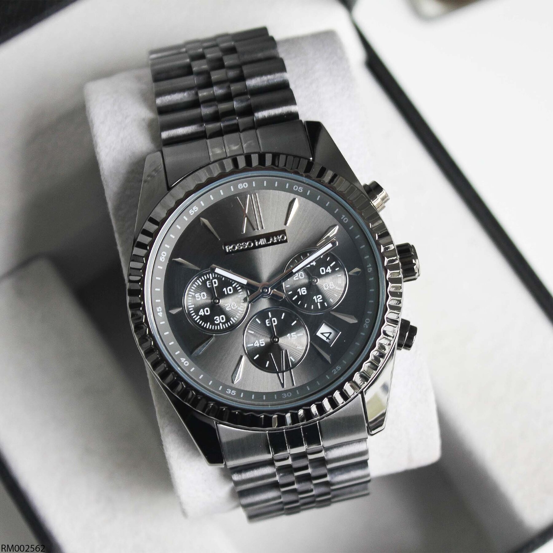 Rosso Milano RM002562 Çelik Kordonlu Erkek Kol Saati